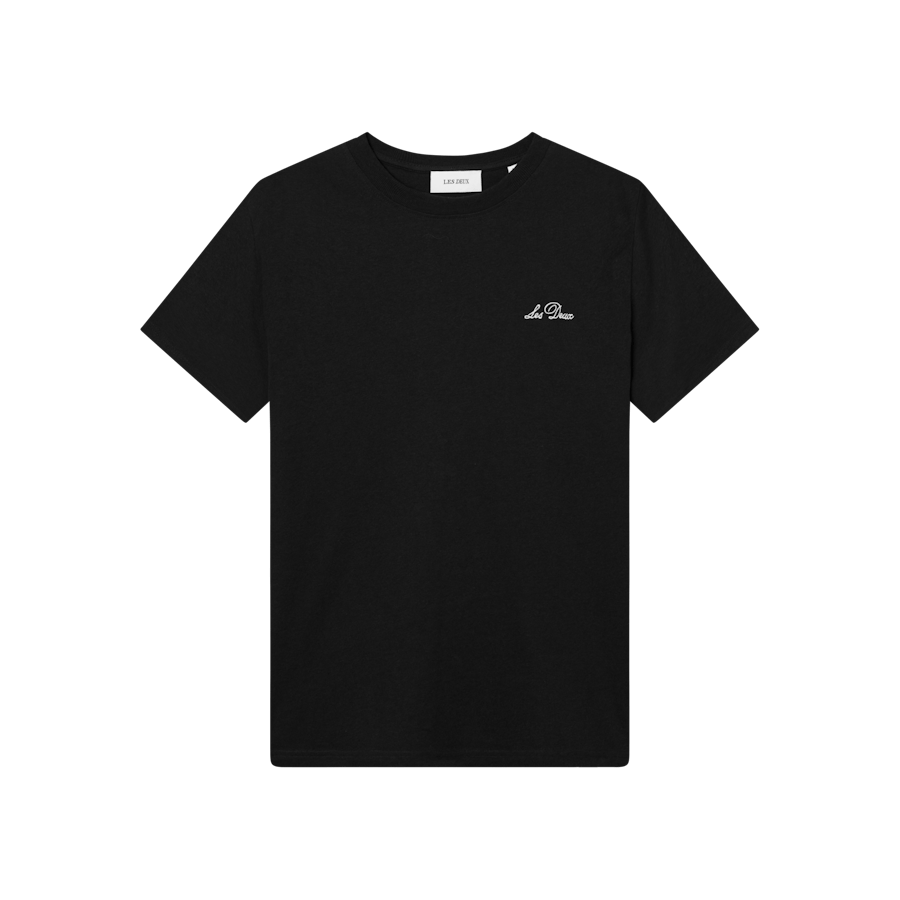 Crew T-shirt Black/light Ivory