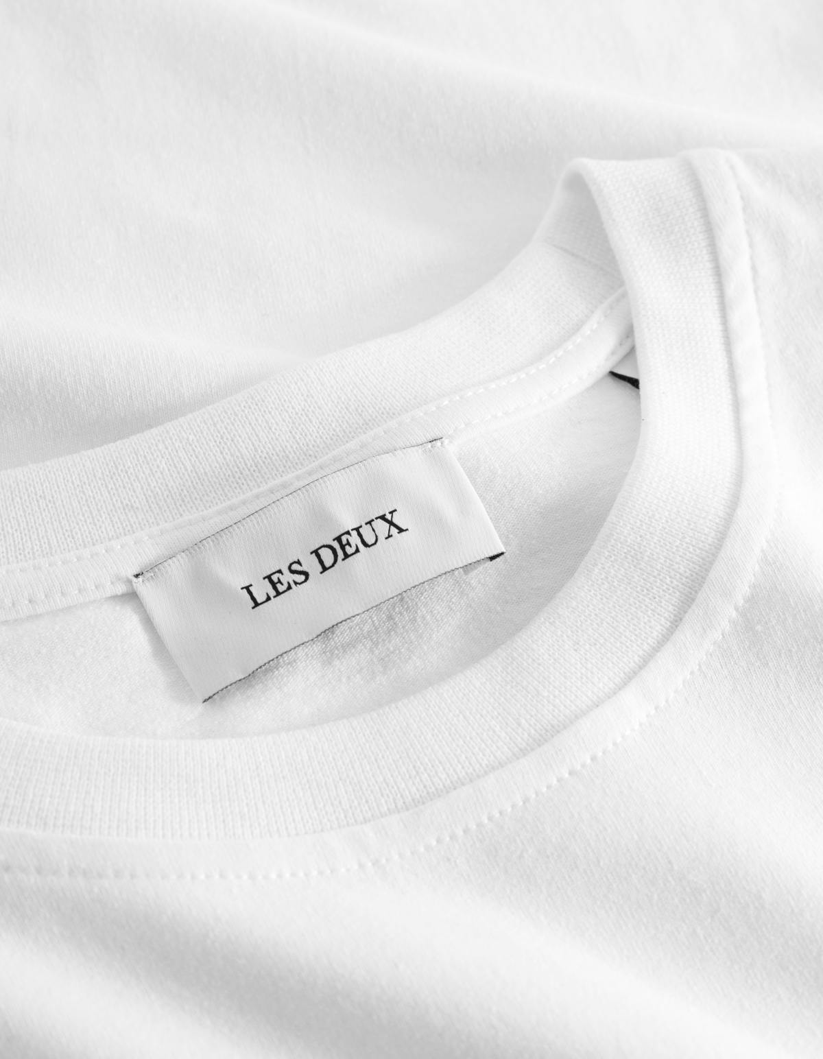 Crew T-shirt White/black - Bild 2