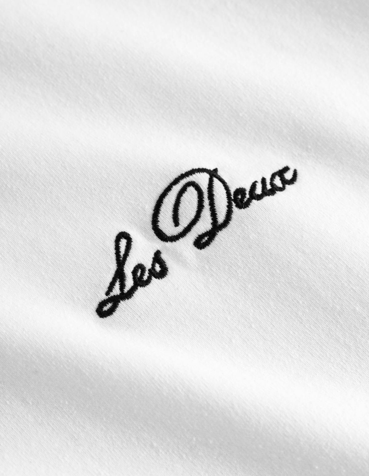 Crew T-shirt White/black - Bild 3