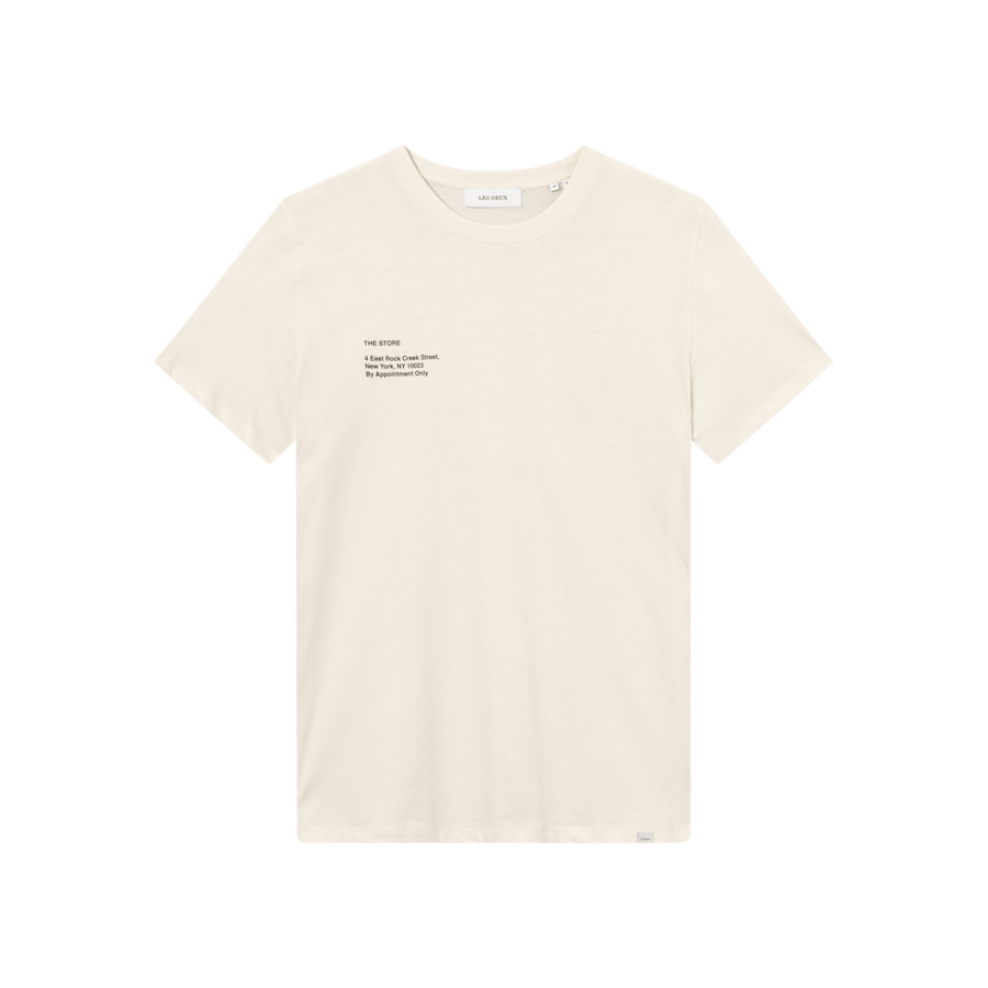 Neighborhood T-shirt Ivory/black