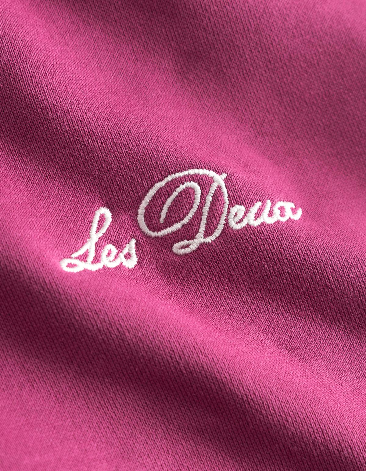 Crew Hoodie Magenta/light Ivory - Bild 3