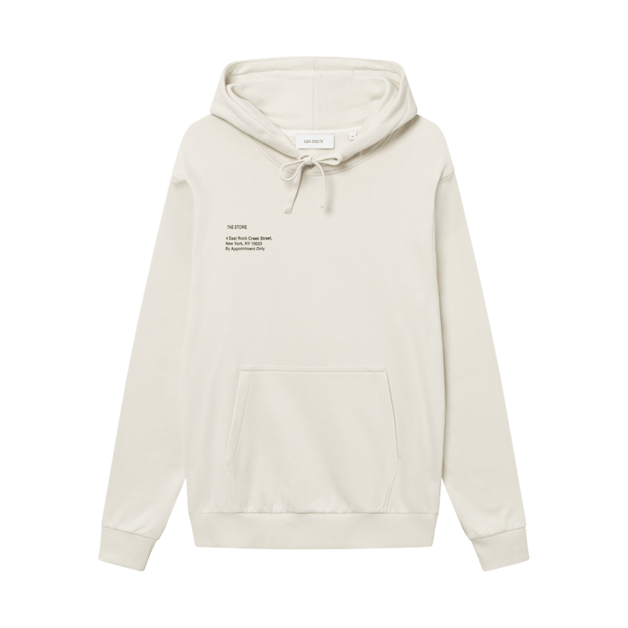 Neighborhood Hoodie Ivory/black