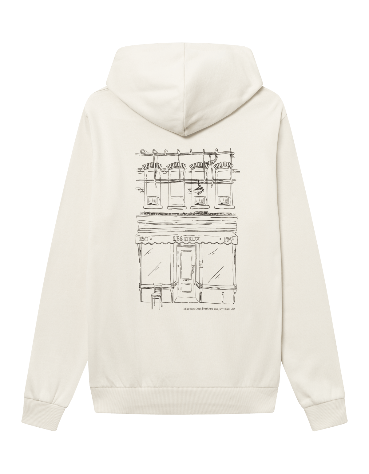 Neighborhood Hoodie Ivory/black - Bild 2