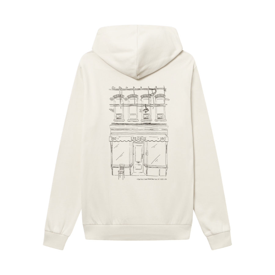 Neighborhood Hoodie Ivory/black - Bild 2