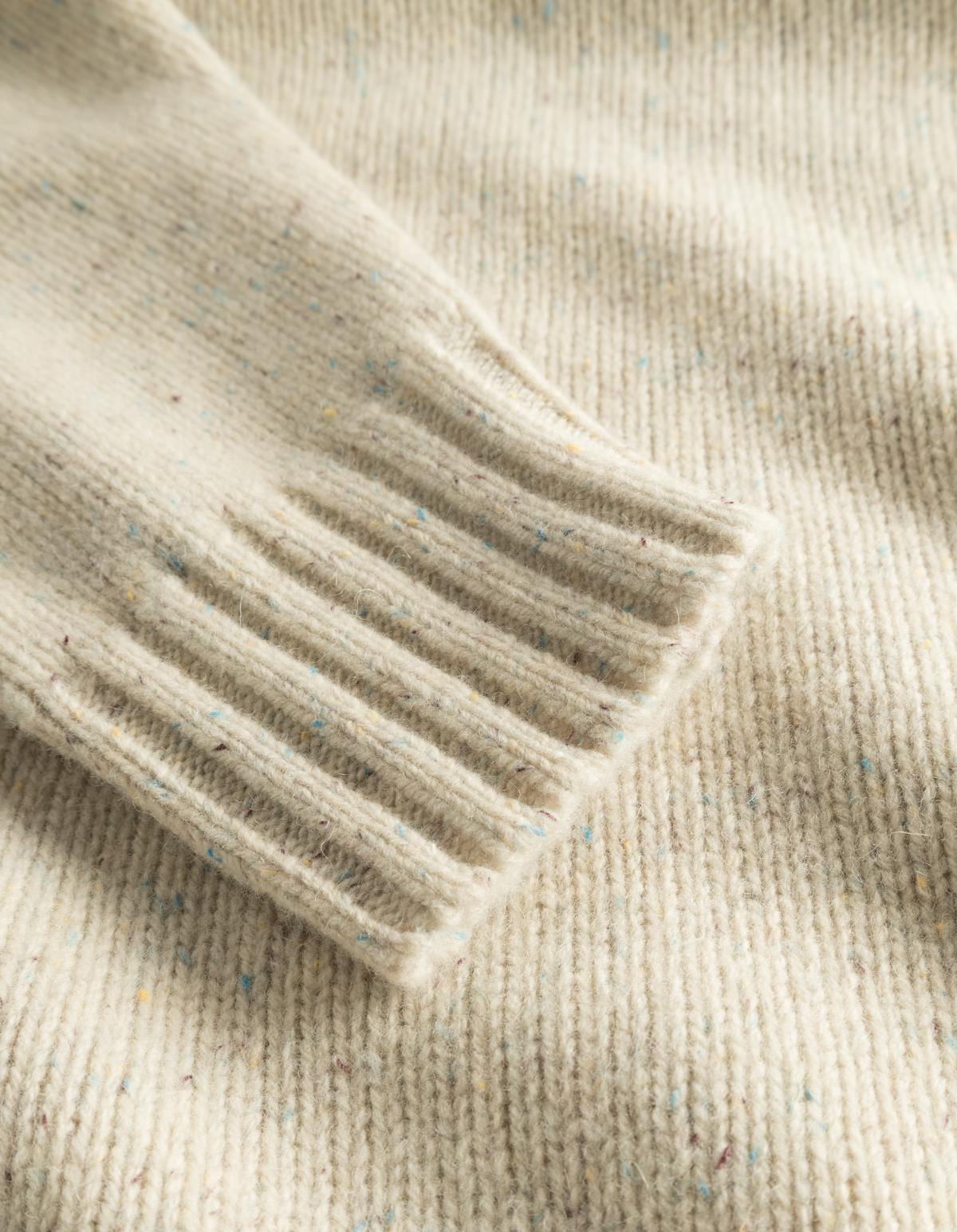 Gary Fleck Wool Roundneck Light Sand - Bild 3