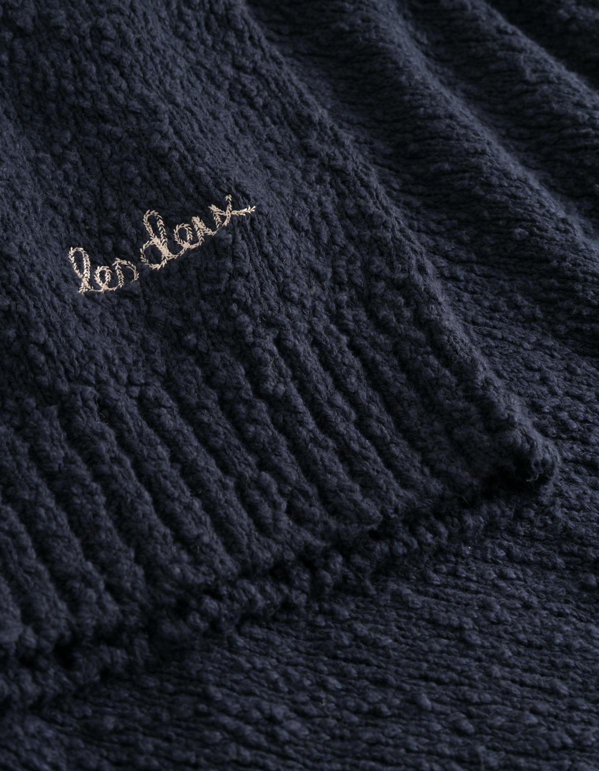 Errol Cotton Roundneck Dark Navy - Bild 2