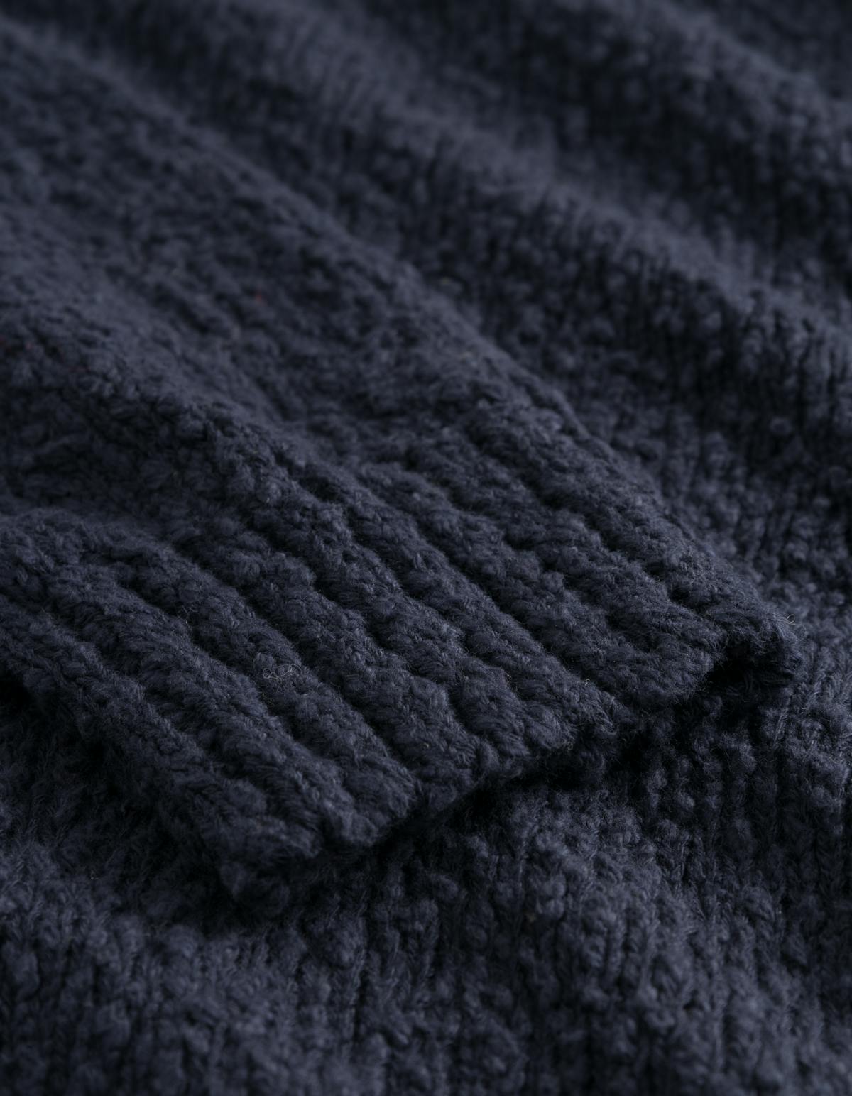 Errol Cotton Roundneck Dark Navy - Bild 3