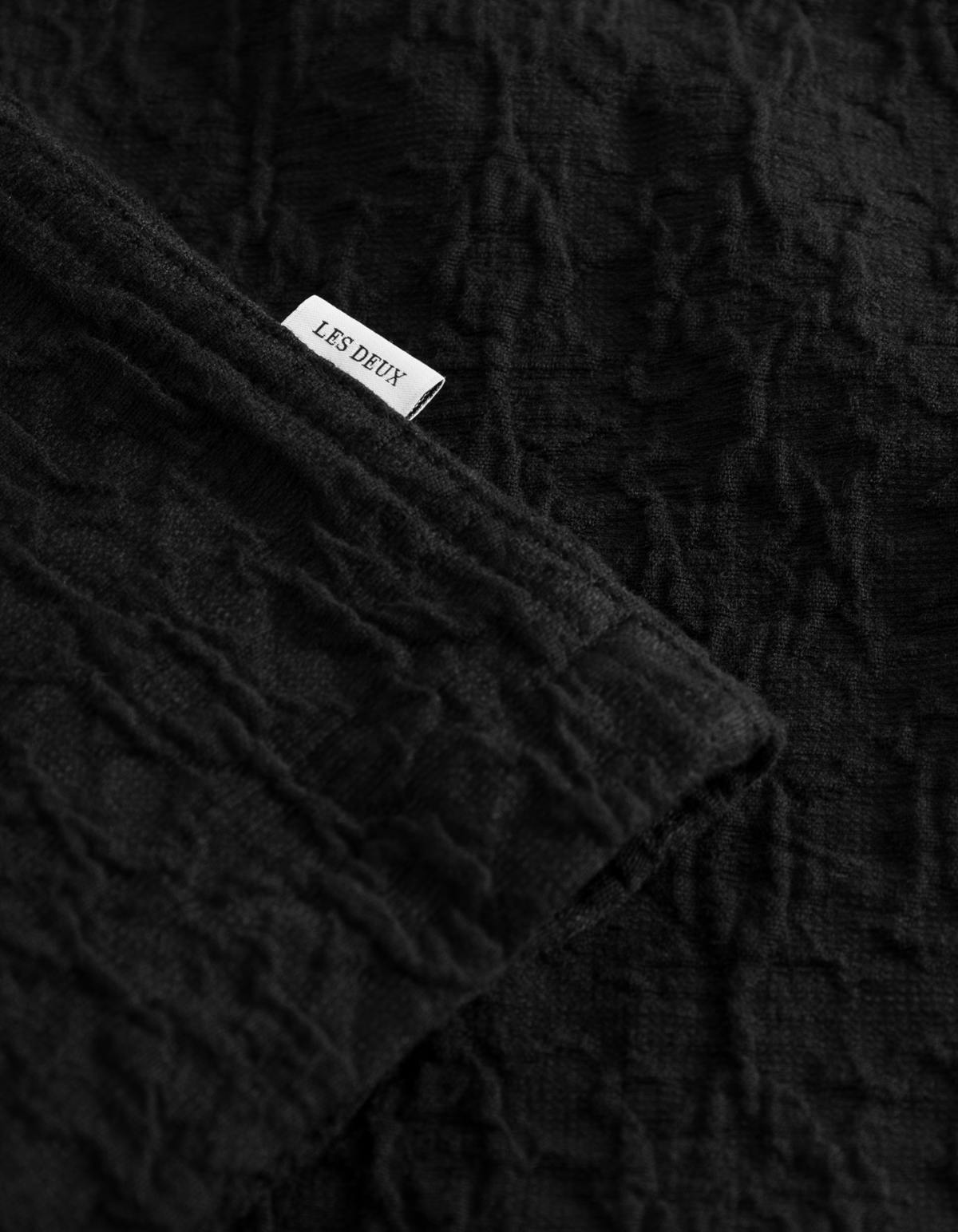 Kevin Textured Shirt Black - Bild 3