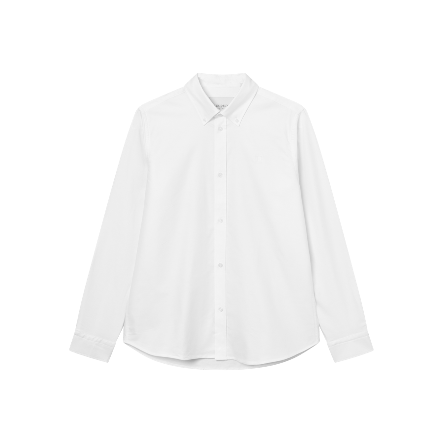 Konrad Oxford Shirt White