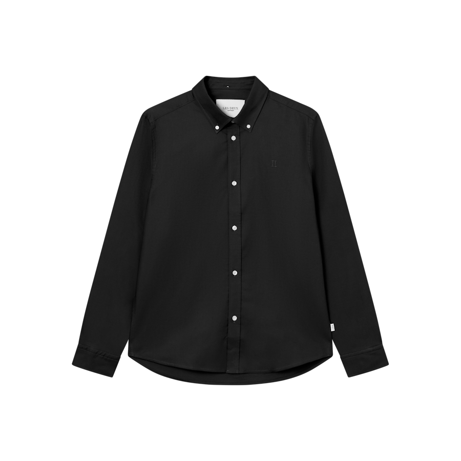 Konrad Oxford Shirt – Seasonal Black