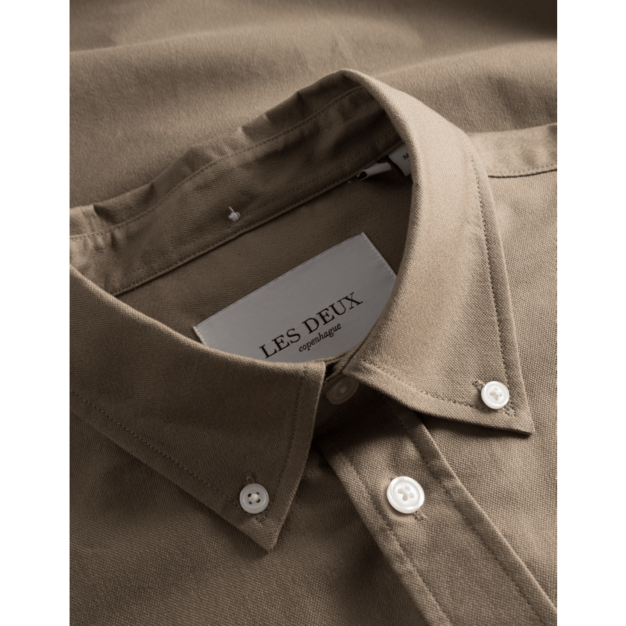 Konrad Oxford Shirt - Seasonal Desert Taupe - Bild 2