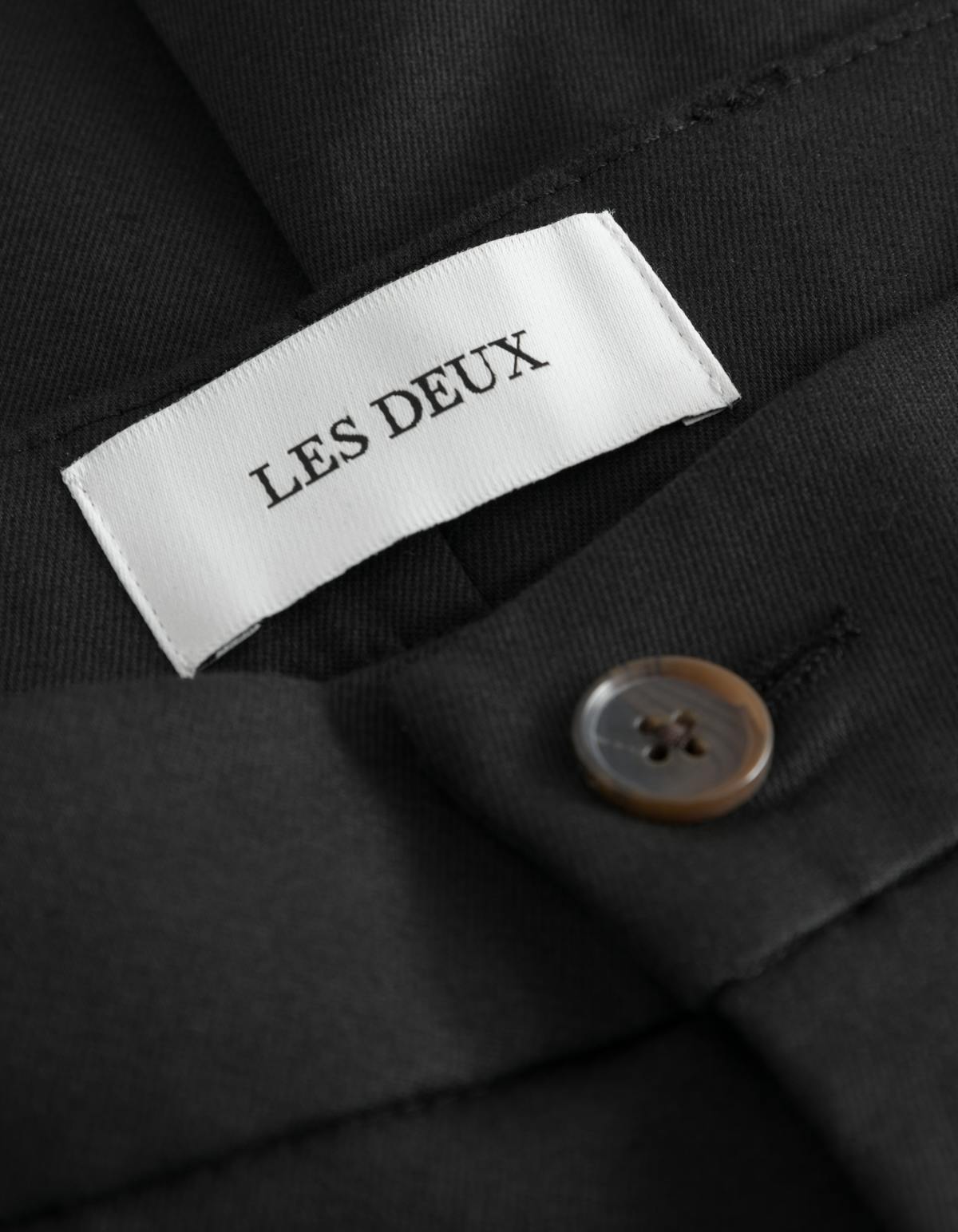 Como Reg Cotton Suit Pants Black - Bild 3