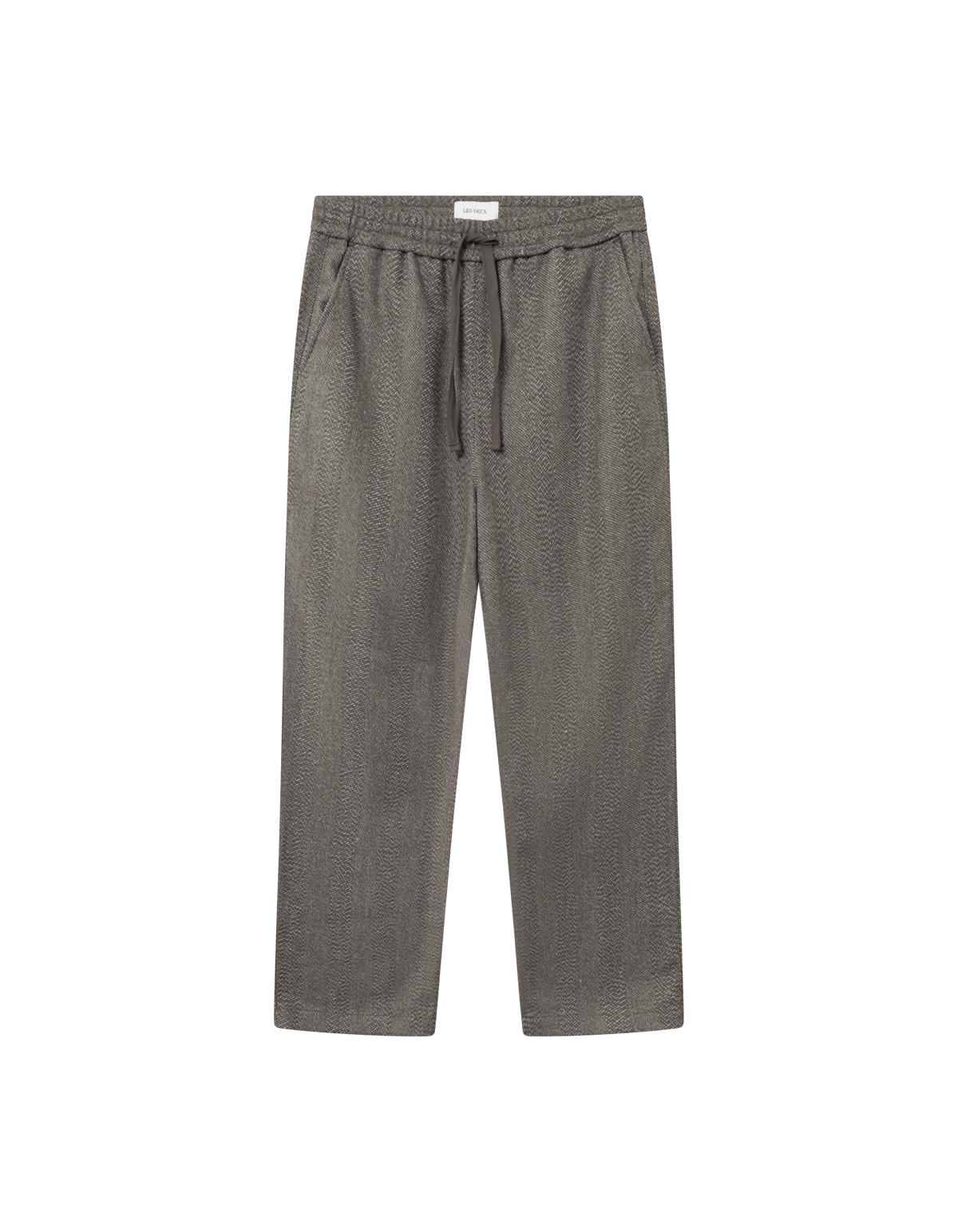 Houston Herringbone Pants Light Grey/light Desert Sand, Male, Apparels, Bottoms, Grey, XXL