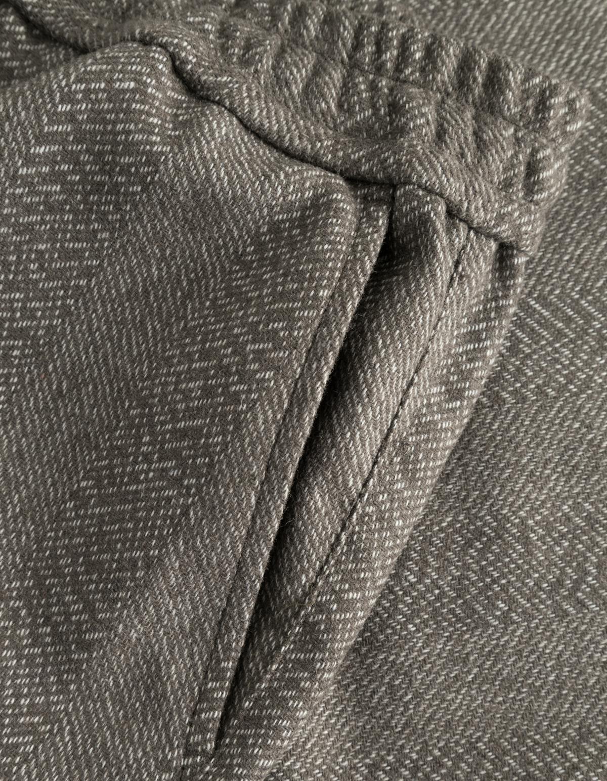 Houston Herringbone Pants Light Grey/light Desert Sand - Bild 4