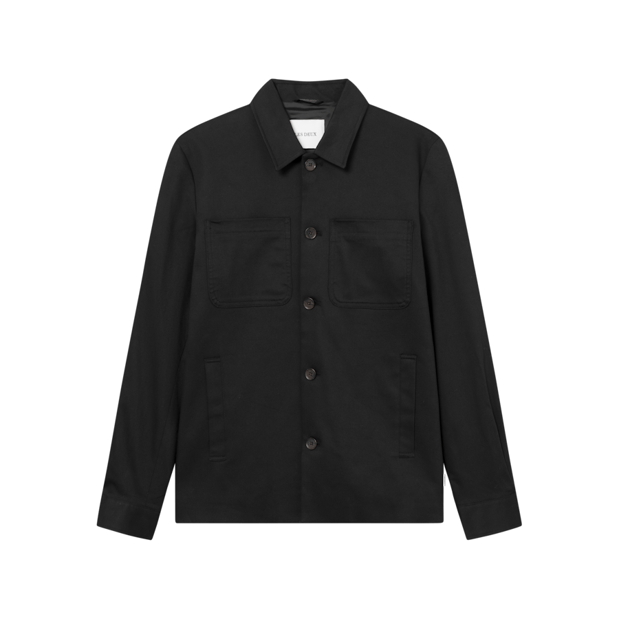Marseille Cotton Jacket Black