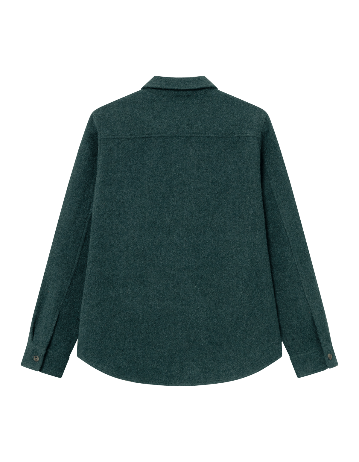 Lennon Bouclé Overshirt Pine Green - Bild 2