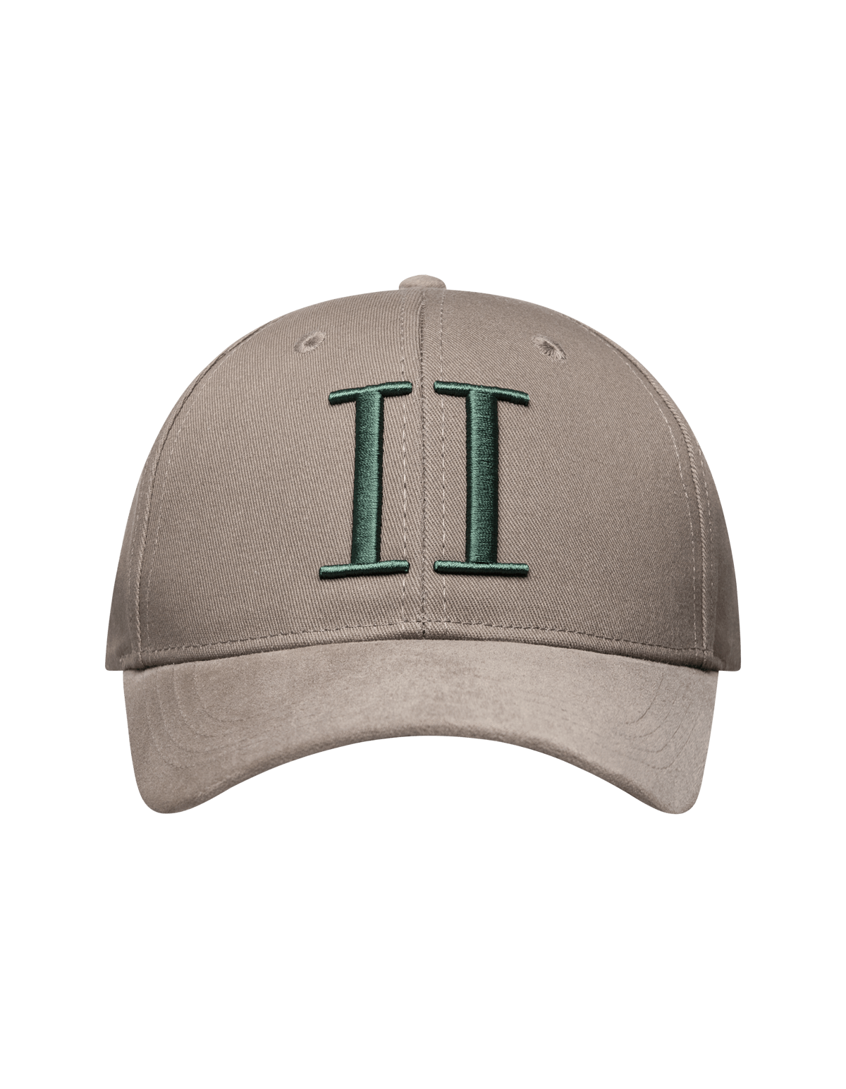 Baseball Cap Suede Ii Desert Taupe/pine Green, Male, Odzież, Kapelusze i czapki, Zielony, ONESIZE