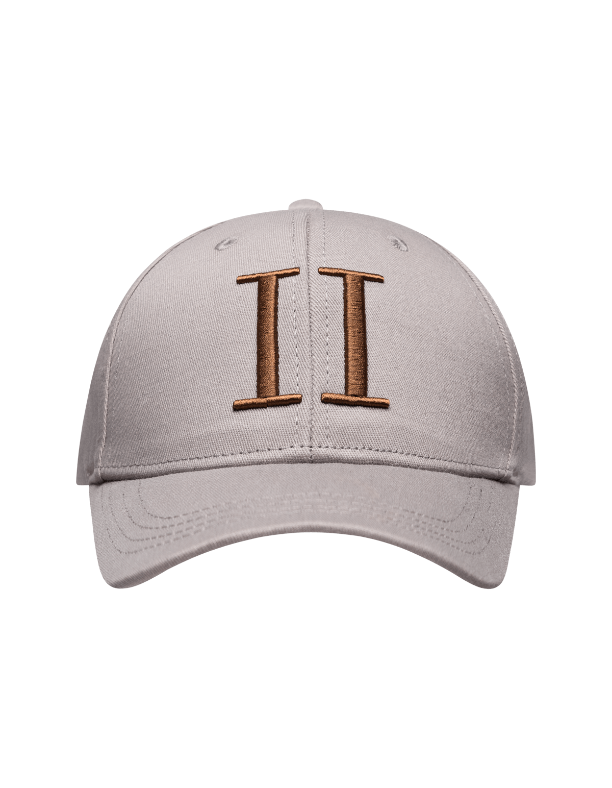 Encore Organic Baseball Cap Light Grey/terracotta, Male, Apparels, Hats & Caps, Grey, ONESIZE