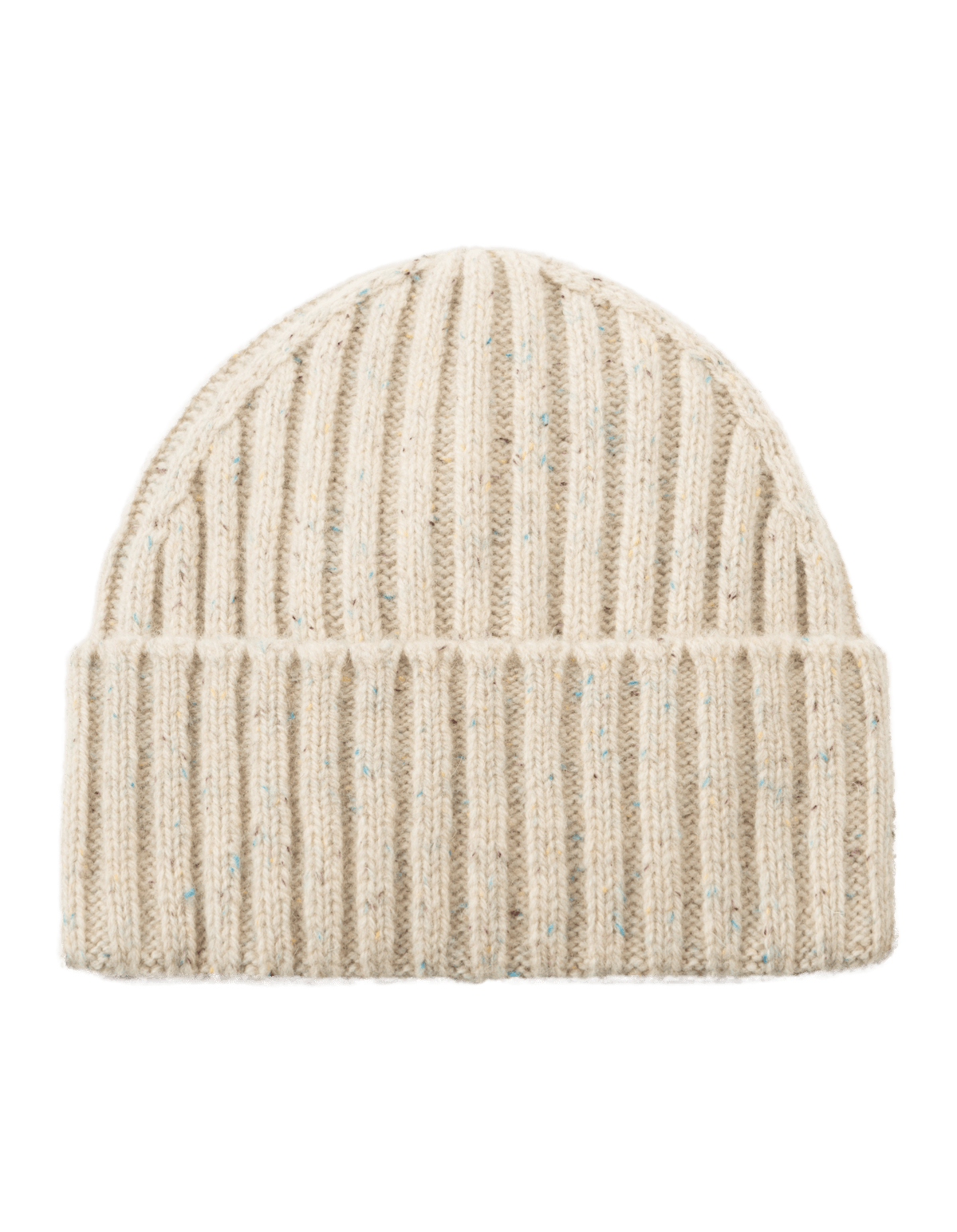Wells Fleck Rib Beanie Light Sand