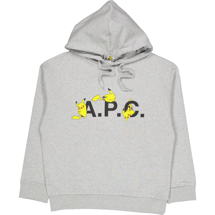 Hoodie Pokémon Pikachu Plb- Gris Clair Chine