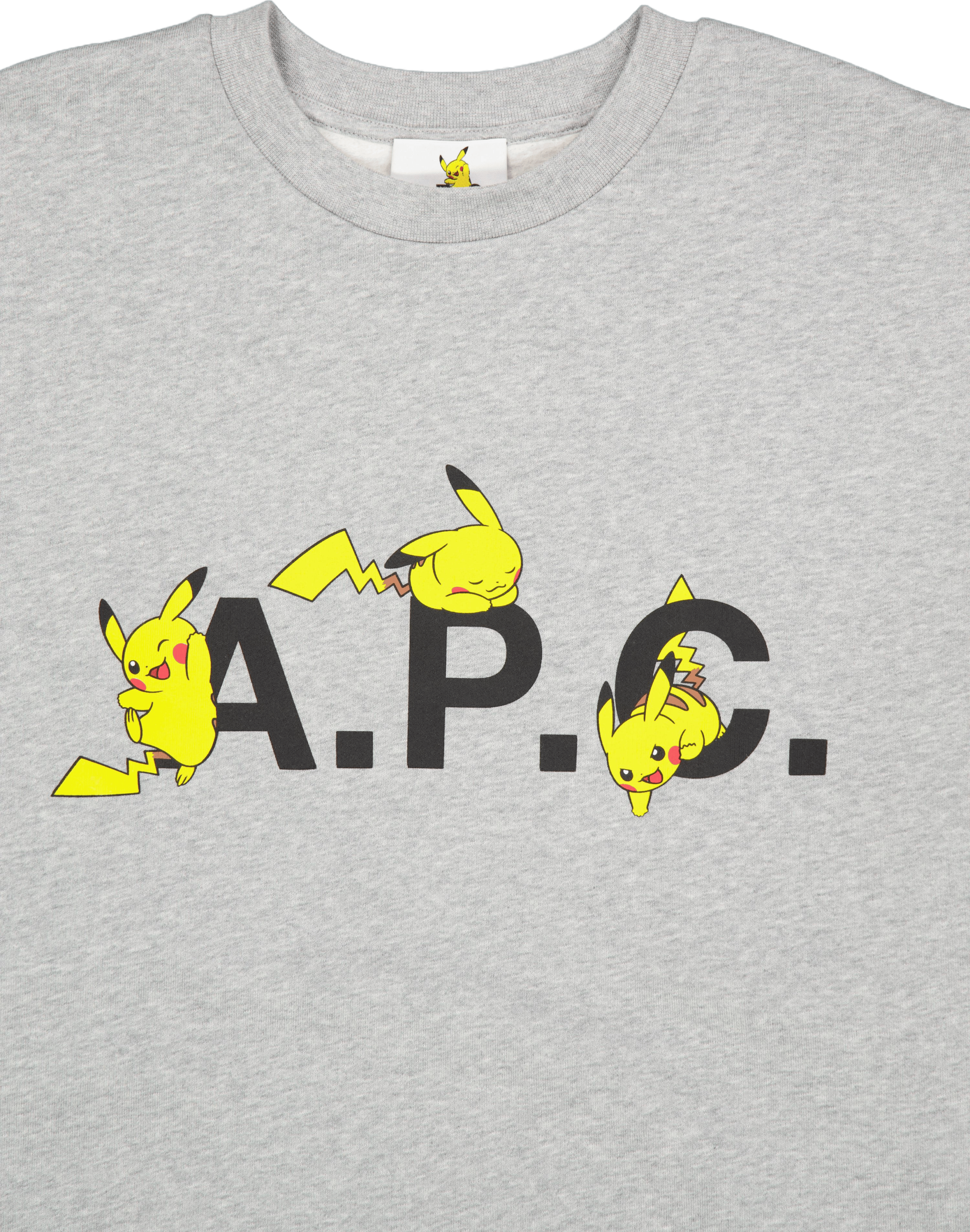 Sweat Pokémon Pikachu H Plb- Gris Clair Chine - Bild 3