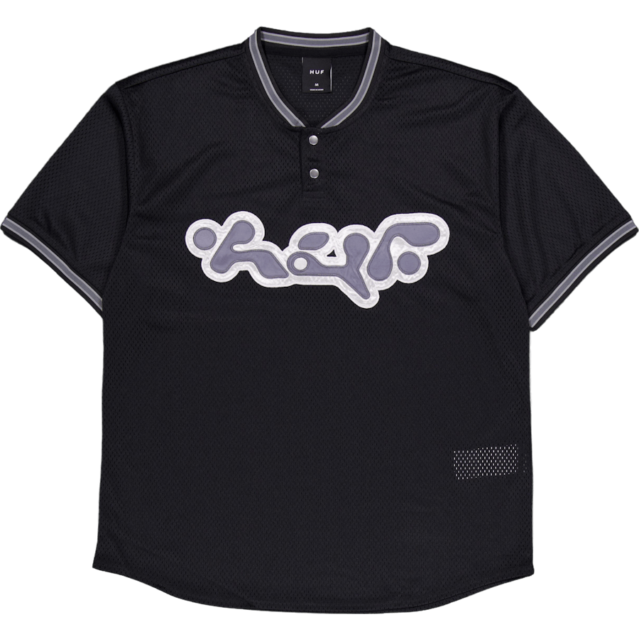 Halftime Henley S/s Jersey Black