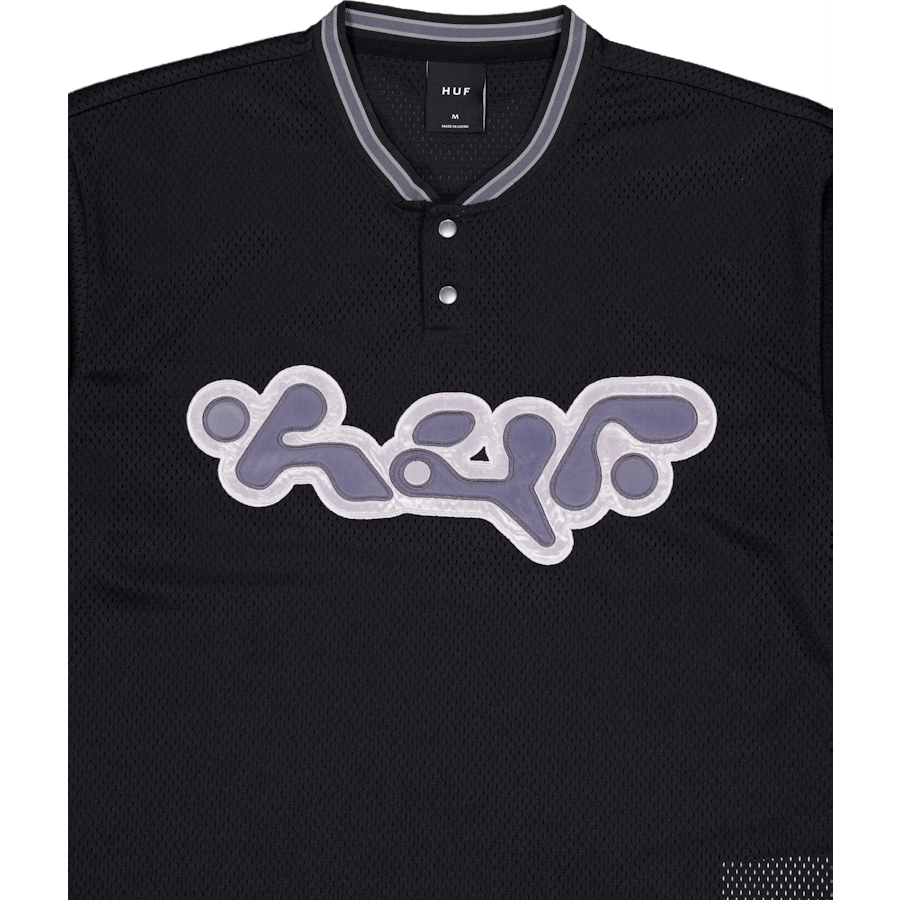 Halftime Henley S/s Jersey Black - Bild 3