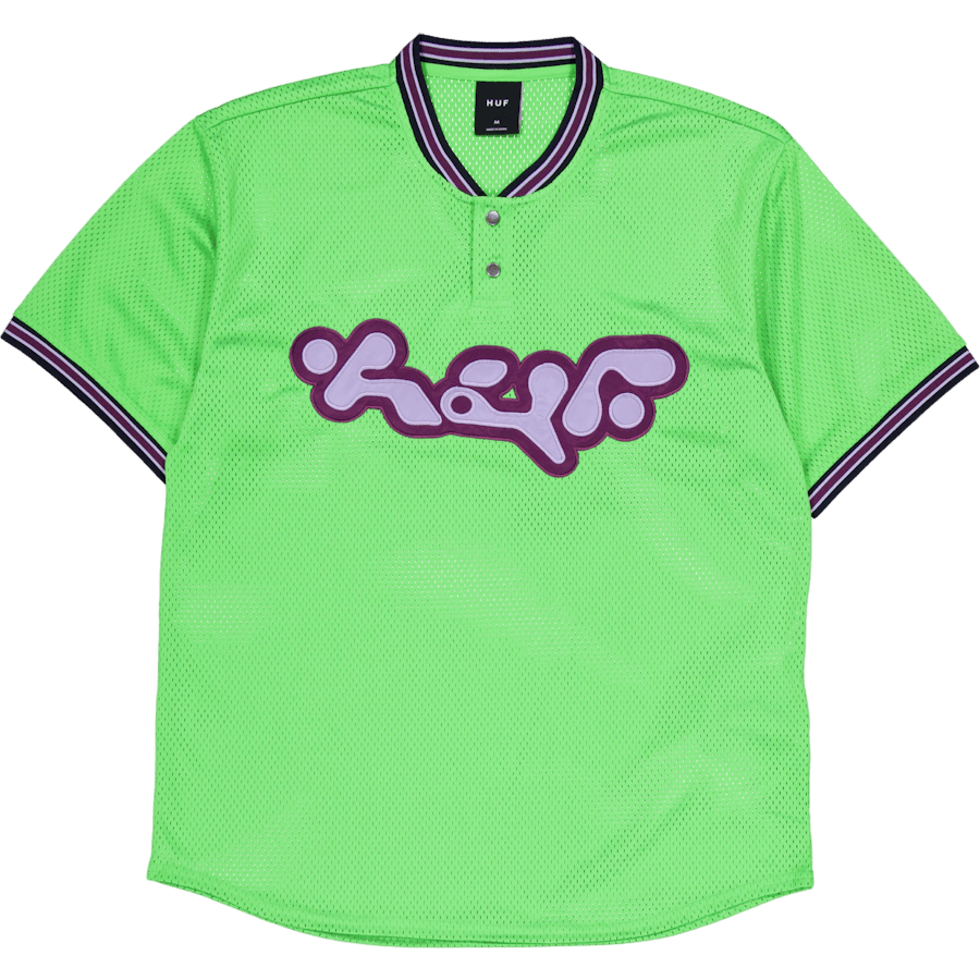 Halftime Henley S/s Jersey Clover