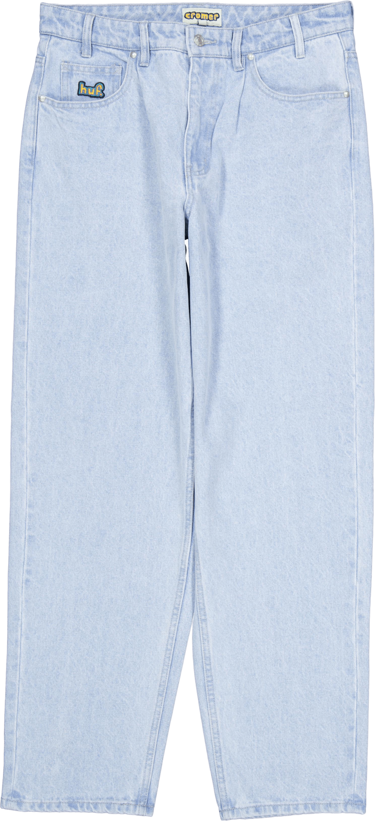 Cromer Pant Light Blue, Unisex, Kleding, Bottoms, Blauw, W38