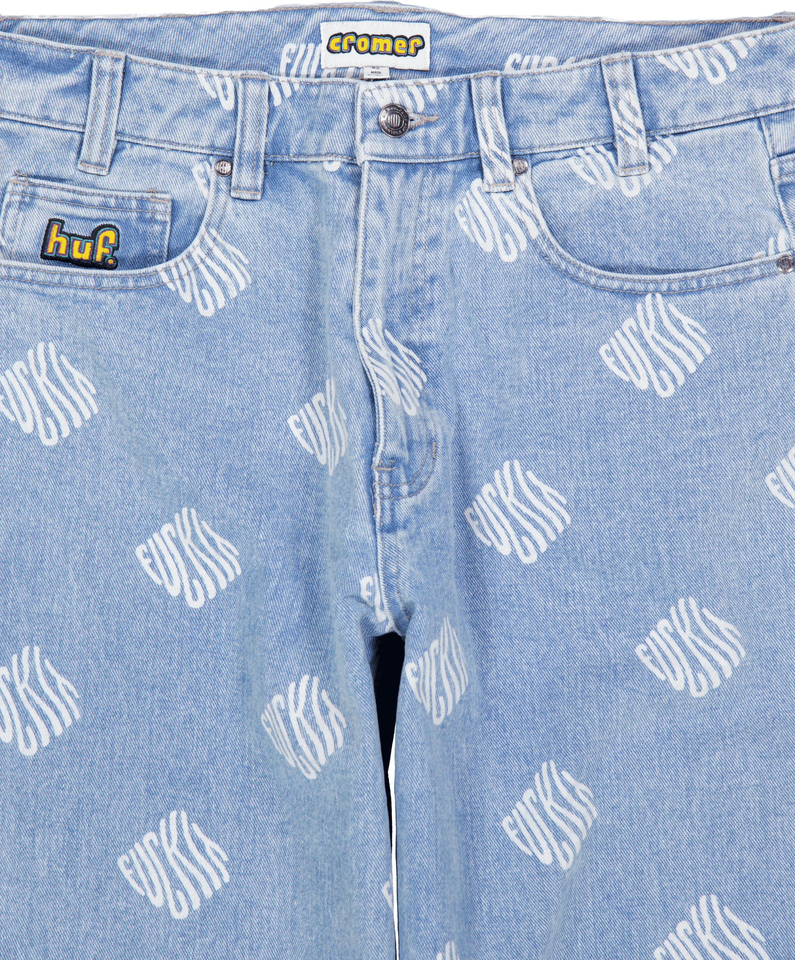 Cromer Print Pant Blue - Bild 3