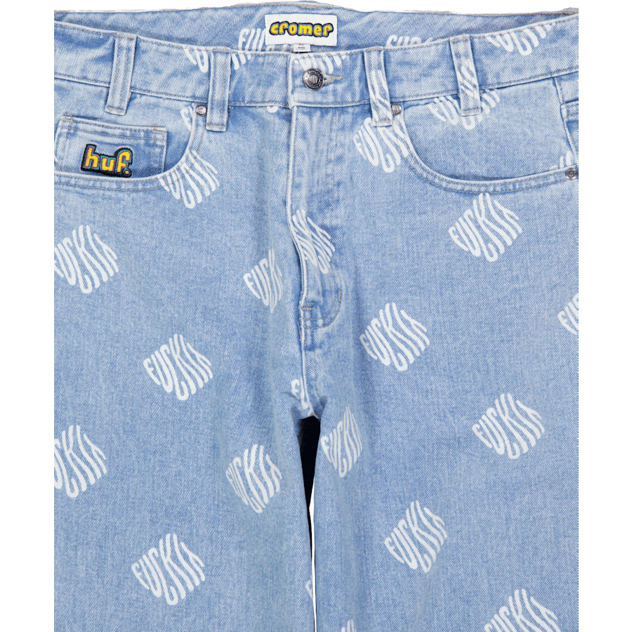 Cromer Print Pant Blue - Bild 3