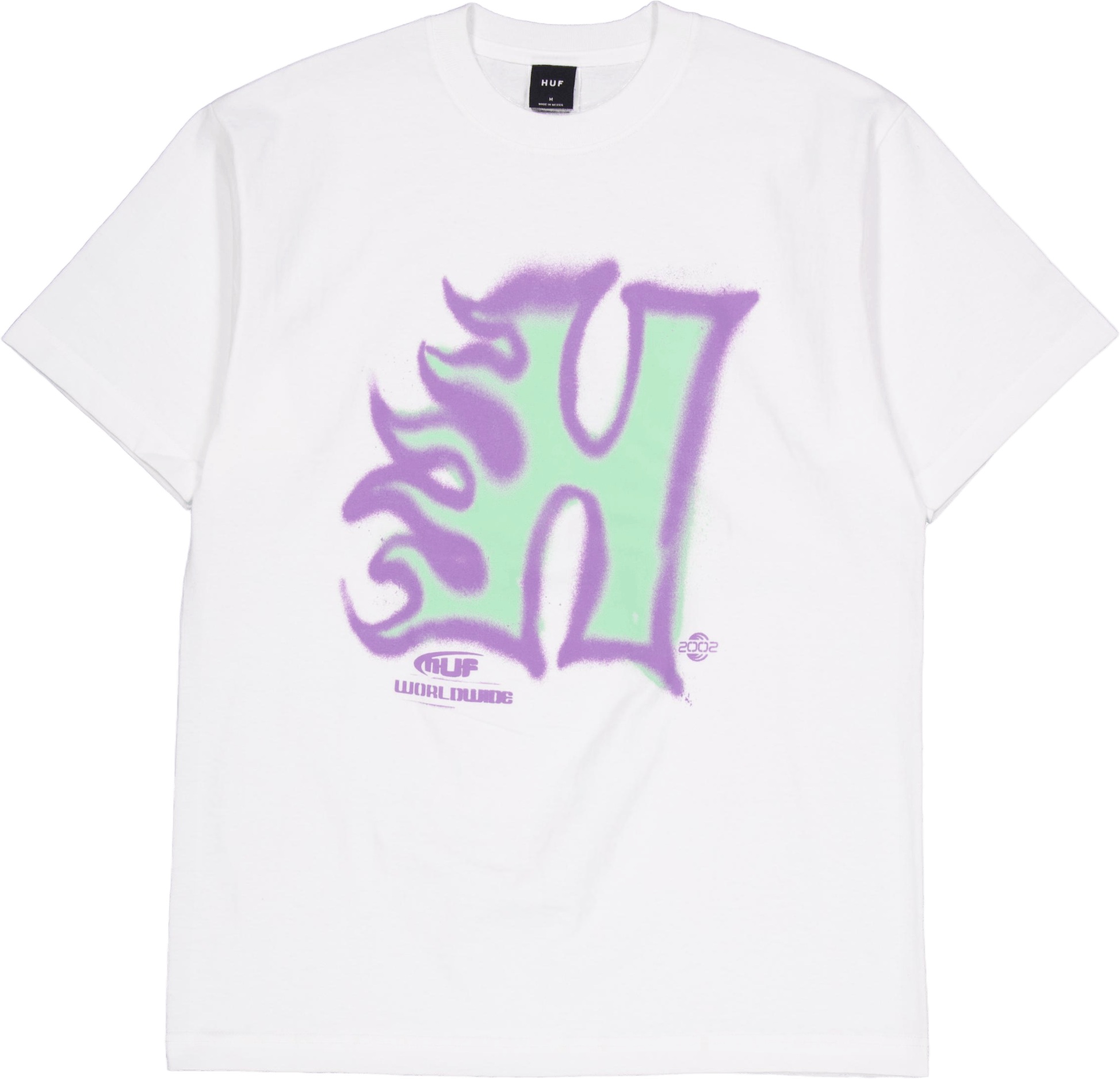 Heat Wave S/s Tee White, Unisex, Kleding, Tops, Wit, XL