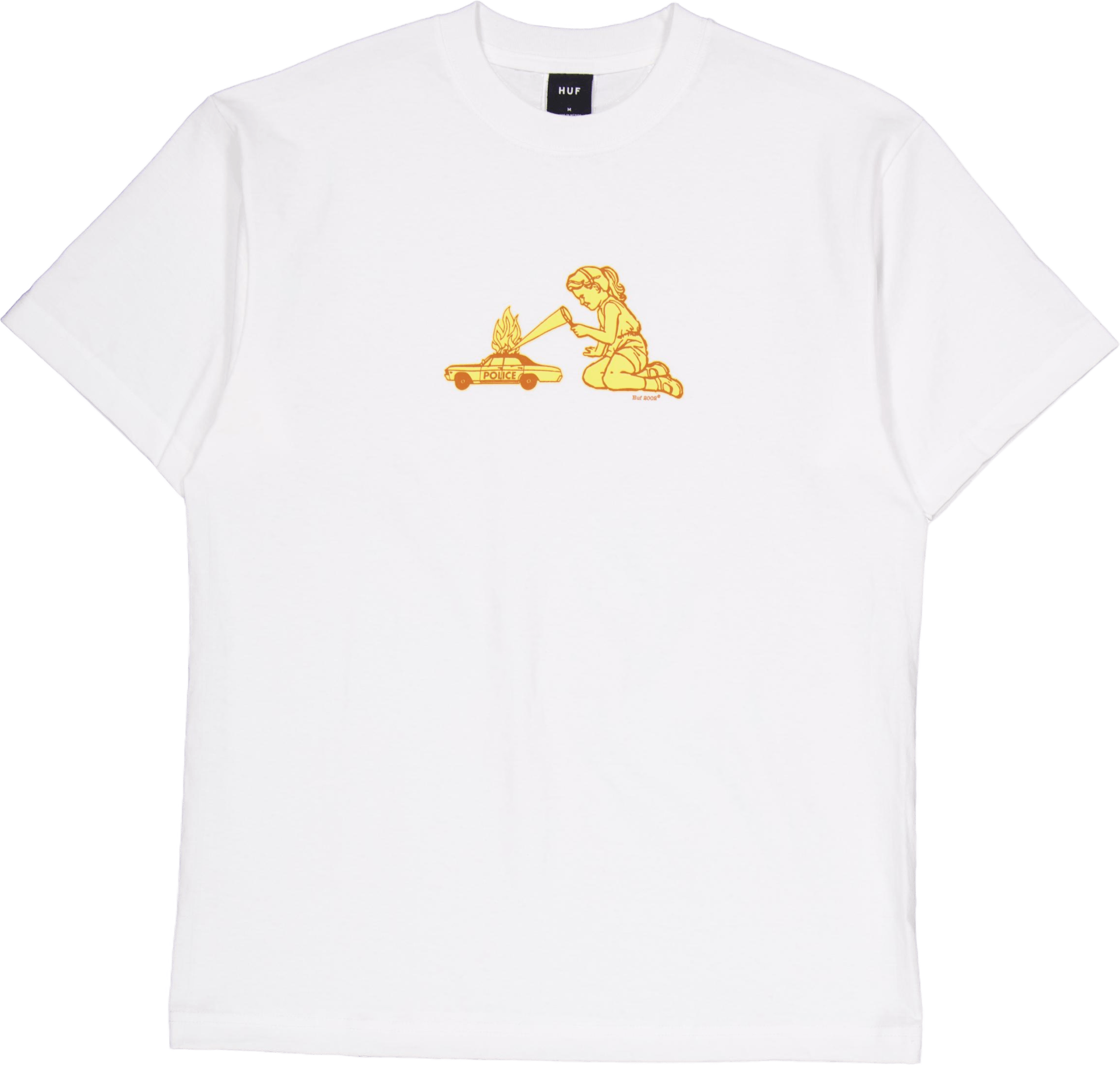 Playtime S/s Tee White, Unisex, Kläder, Tops, Vit, XXL