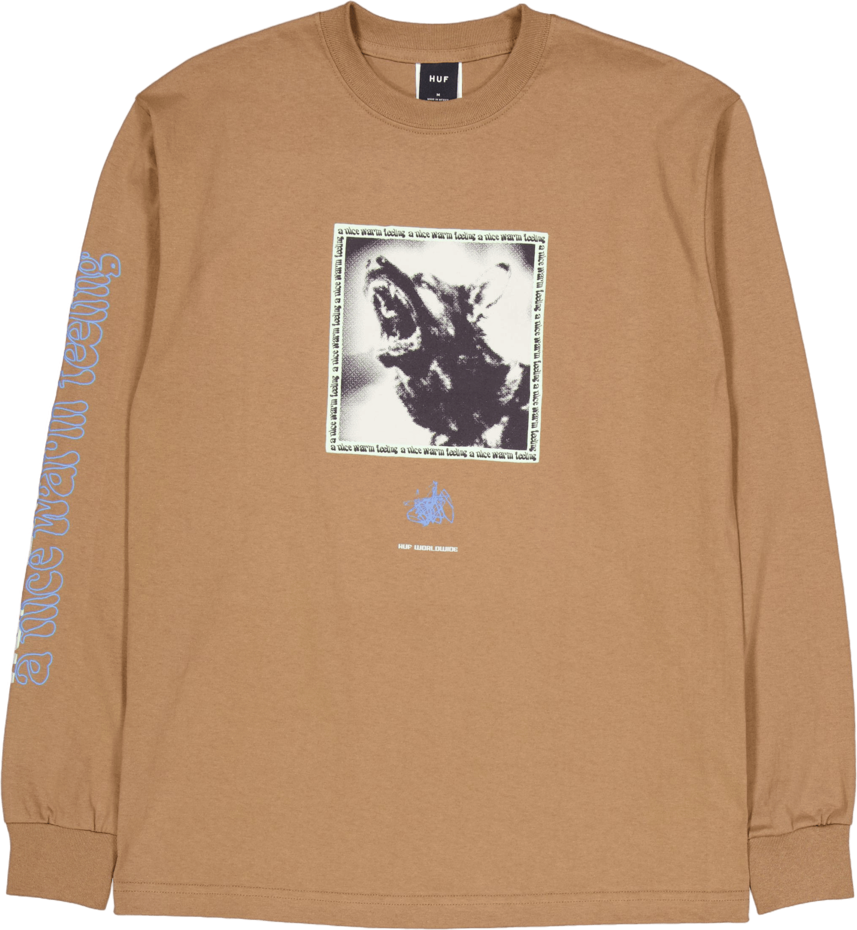 Beware L/s Tee Camel