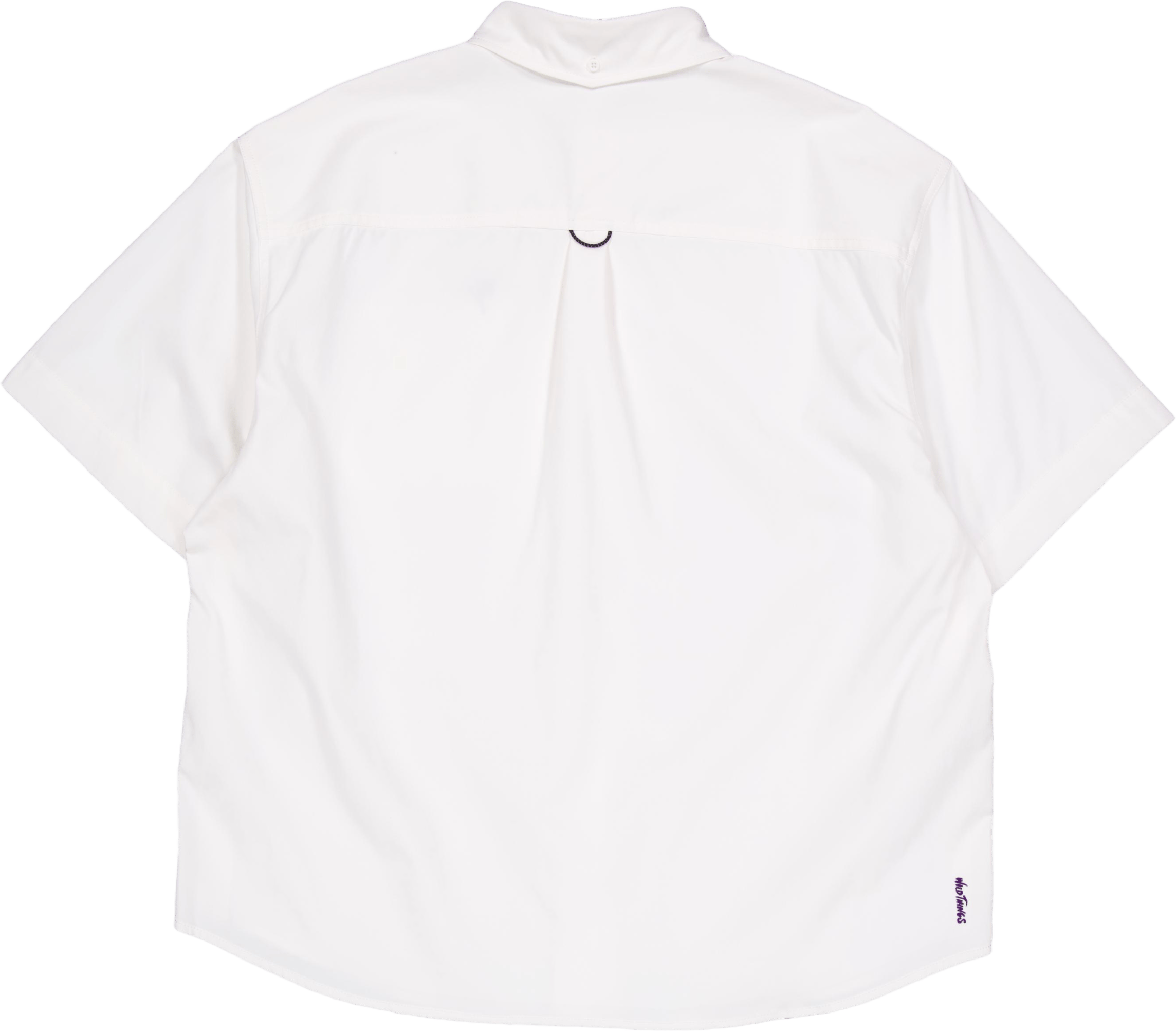 Wt Embroidery Bd Shirt White - Bild 2