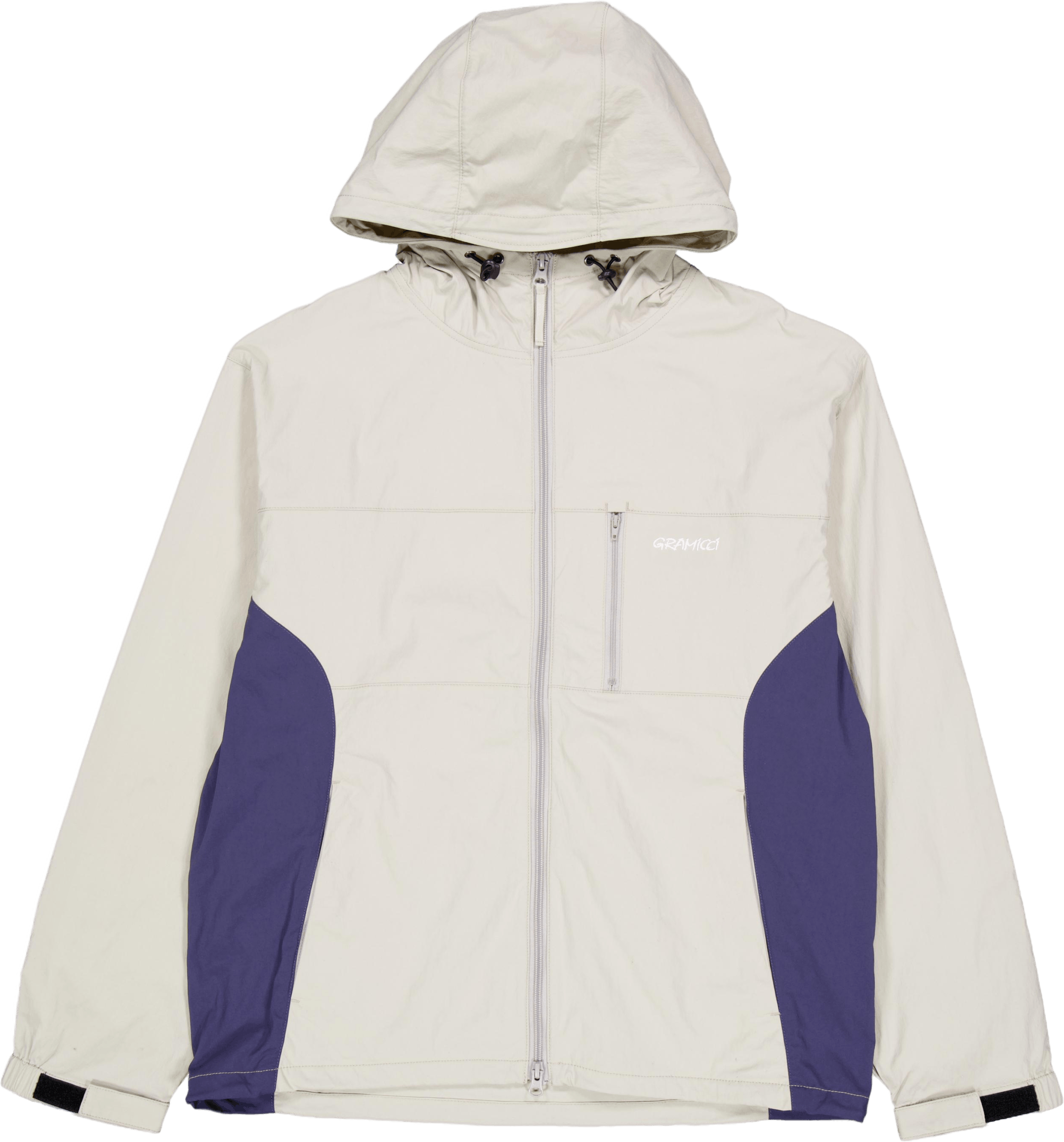 Softshell Nylon Hooded Jacket Stone Grey, Male, Vêtements, vestes, Blanc, XL