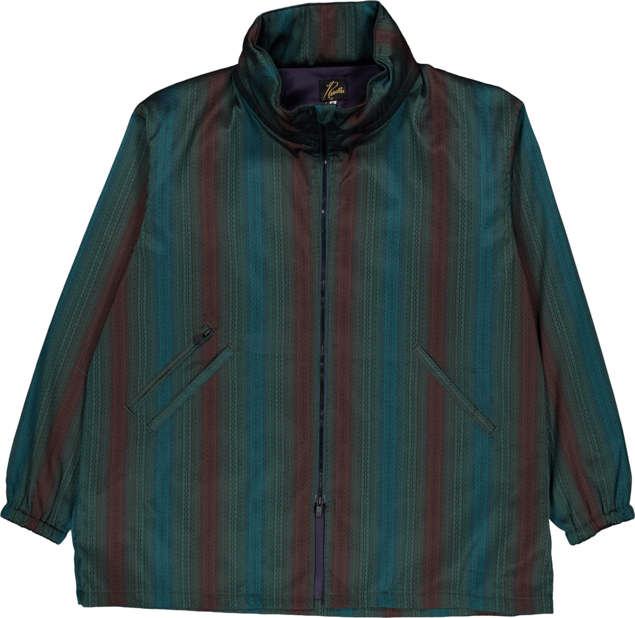 Needles Hooded Sur Coat – Poly B-green/brown