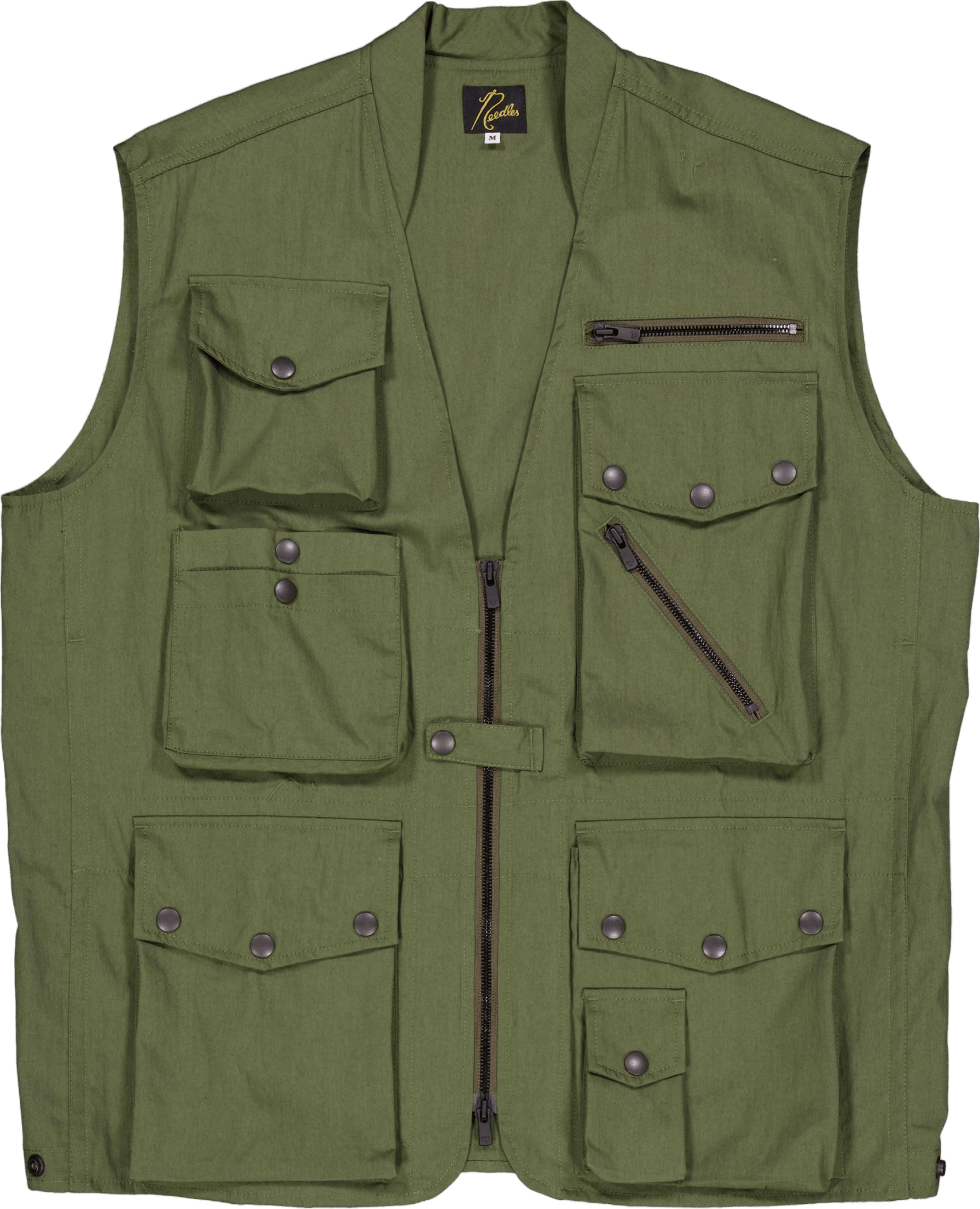 Needles Field Vest – C/n Oxfor A-olive
