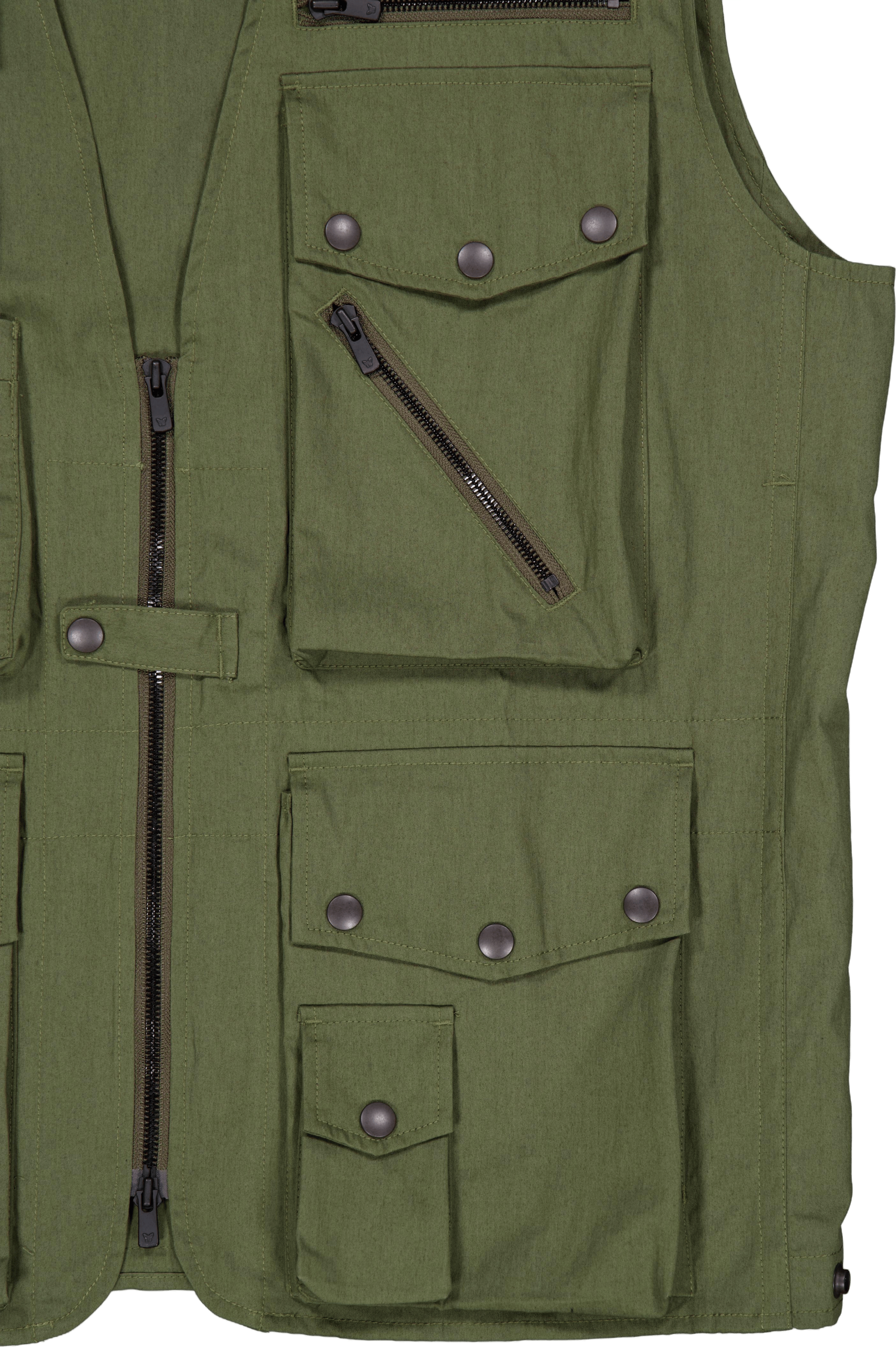 Needles Field Vest - C/n Oxfor A-olive - Bild 4