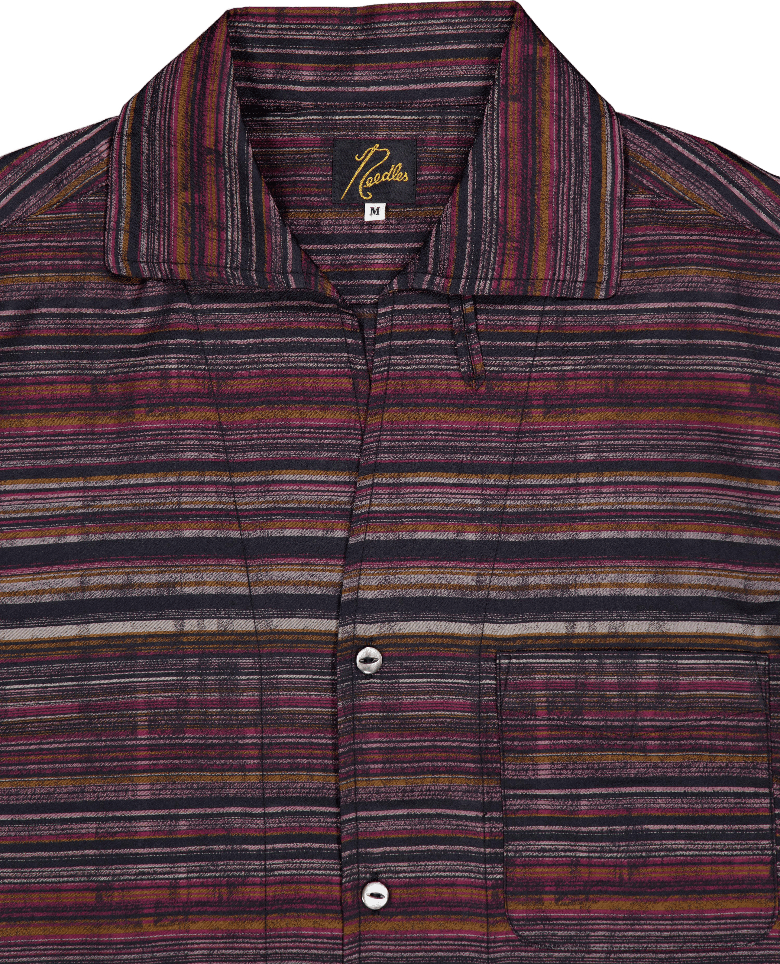 Needles S/s Italian Collar Shi Black/pink - Bild 3