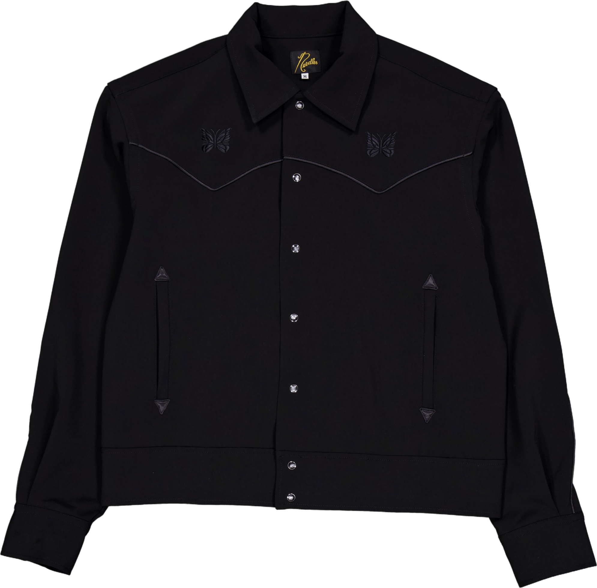 Needles Piping Cowboy Jac - Pe C-black, Male, Aparelhos, jaquetas, Preto, XL