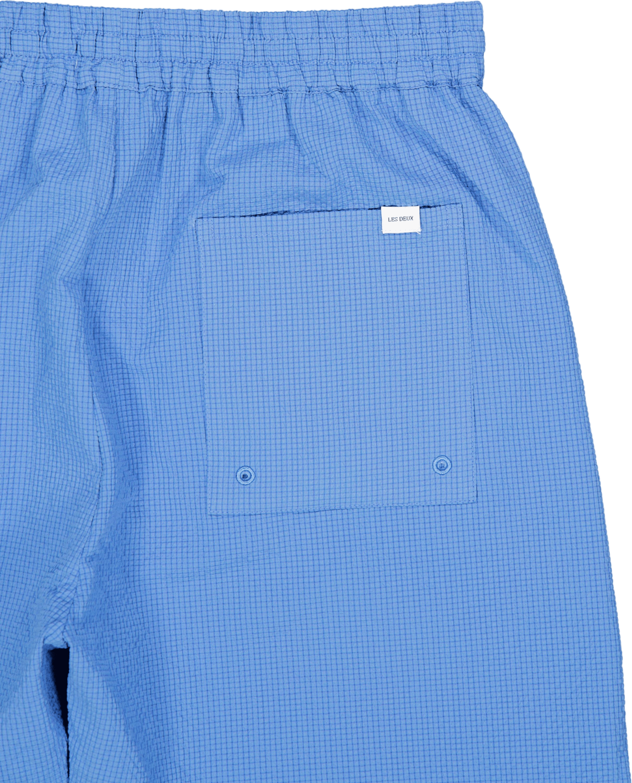 Stan Seersucker Swim Shorts 2. Washed Denim Blue - Bild 4