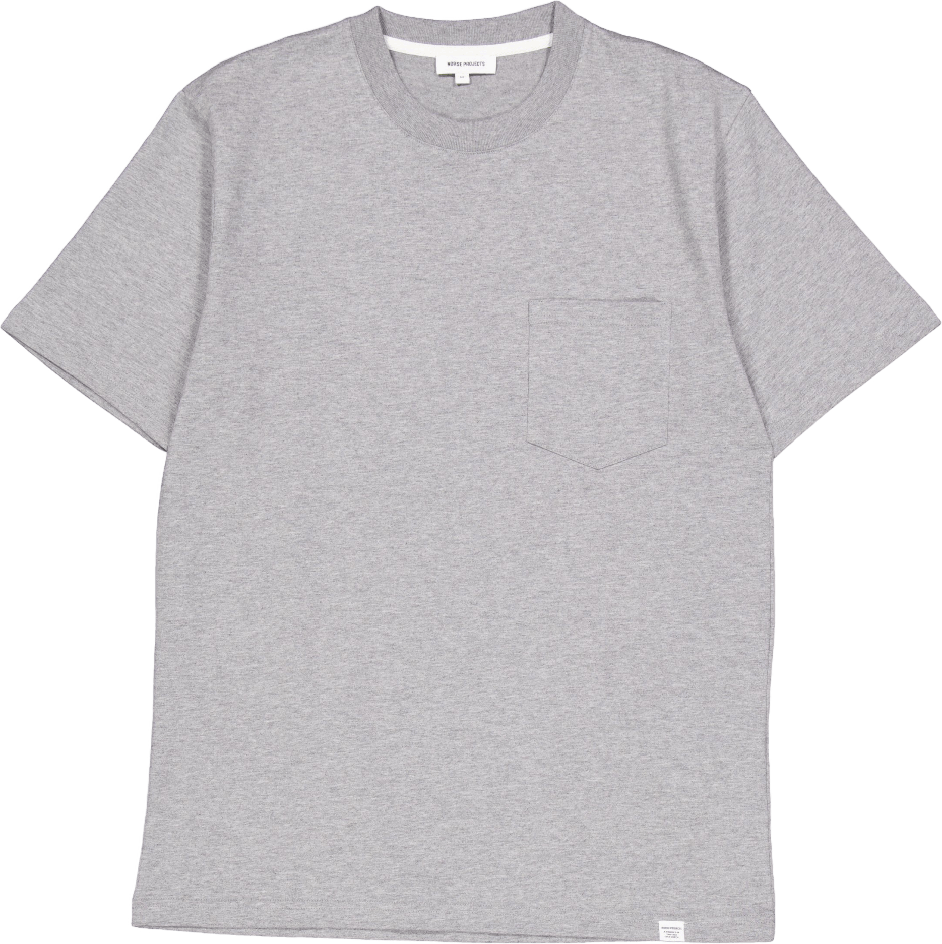 Johannes Standard Pocket Ss Light Grey Melange