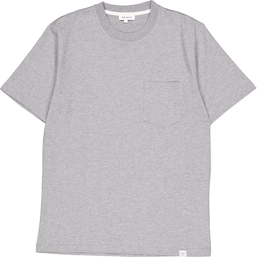 Johannes Standard Pocket Ss Light Grey Melange