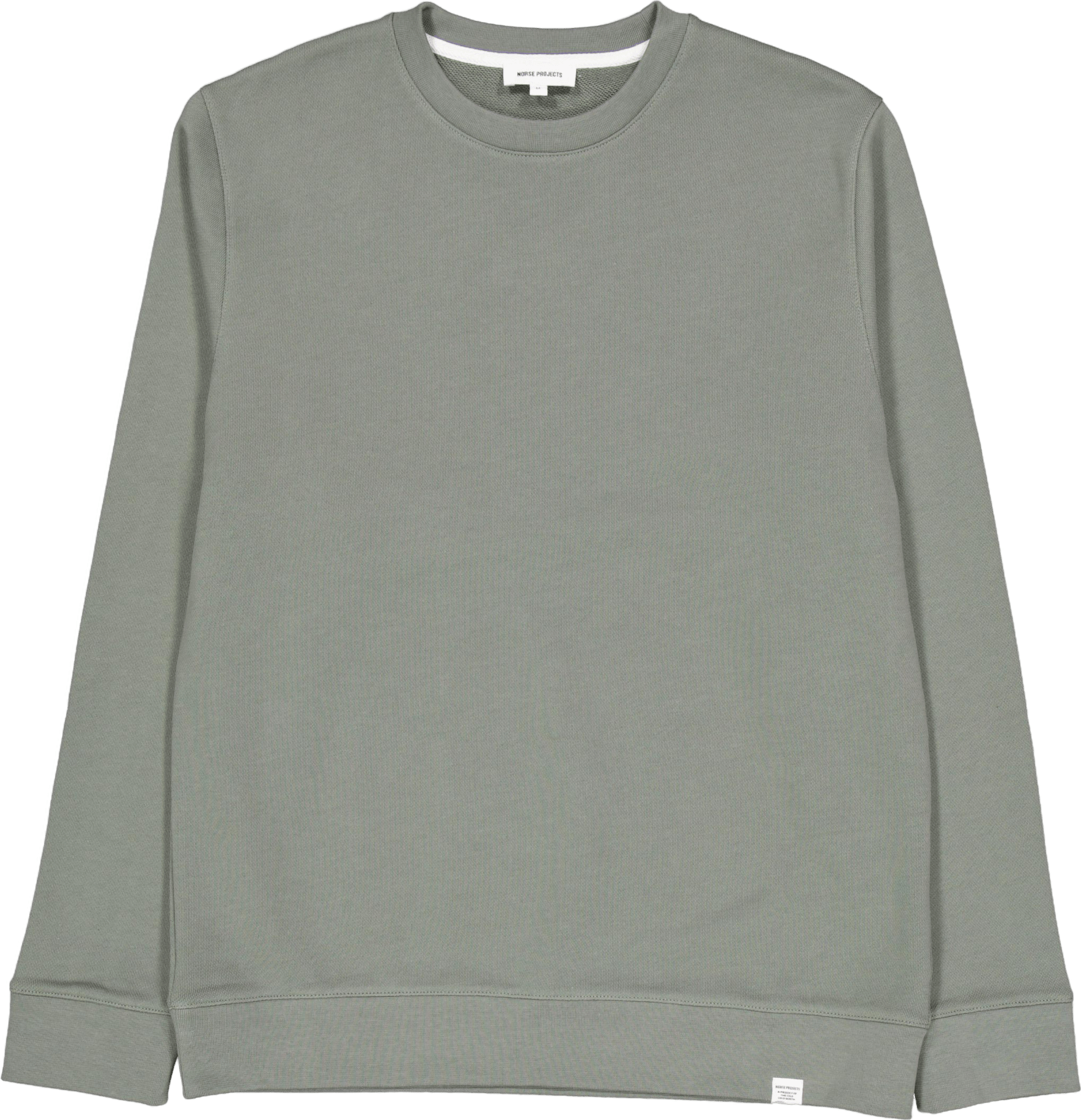 Vagn Slim Organic Sweatshirt Pewter