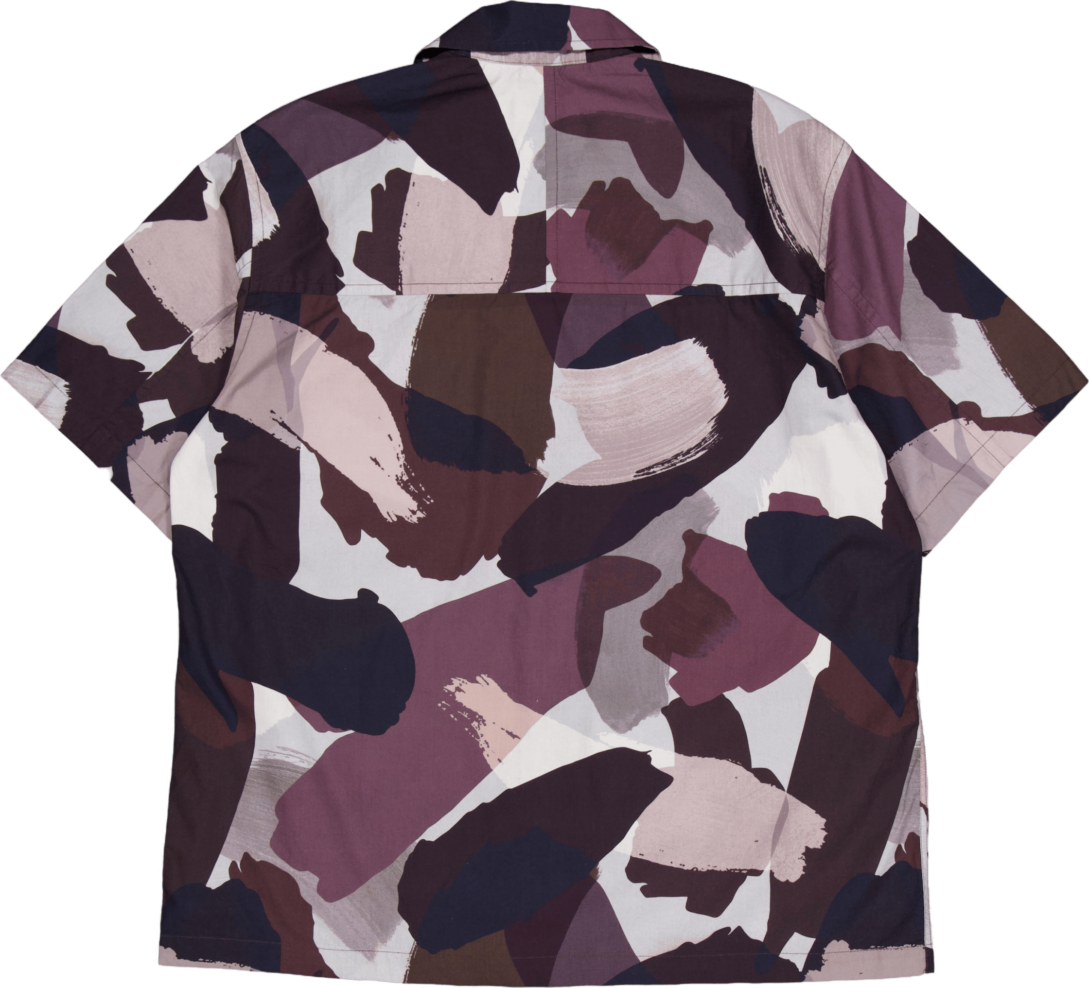 Mads Relaxed Camo Shirt Ss Espresso - Bild 2