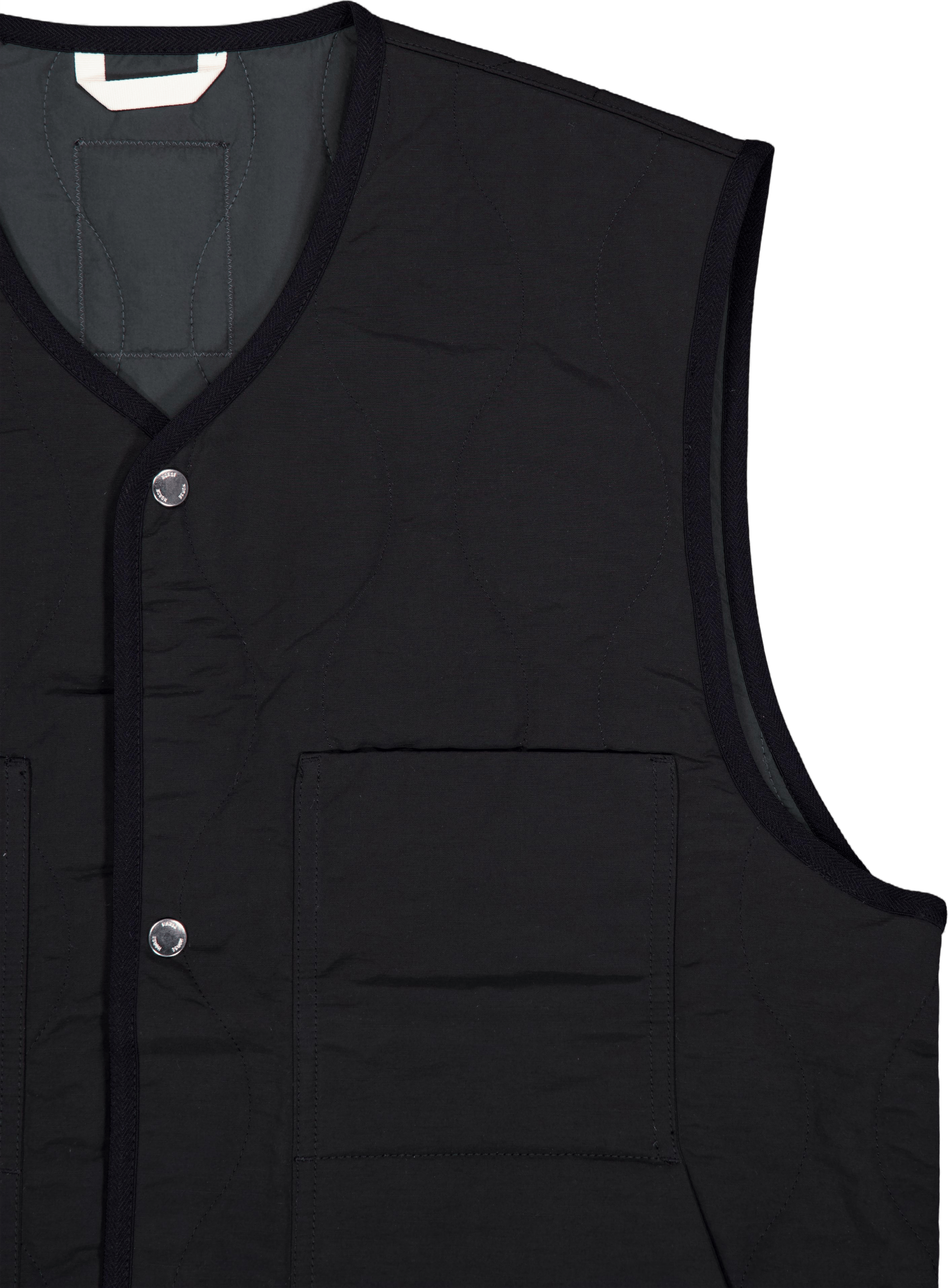 Peter Waxed Nylon Insulated Ve Black - Bild 3