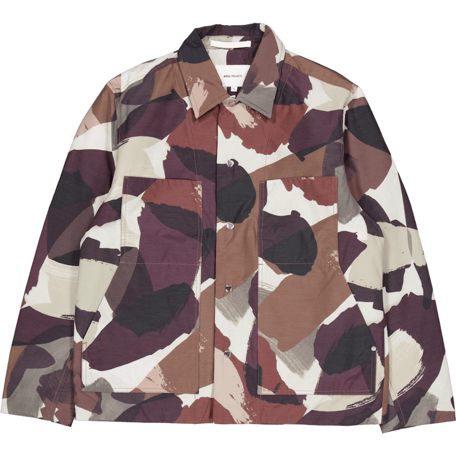 Pelle Camo Nylon Insulated Jac Espresso