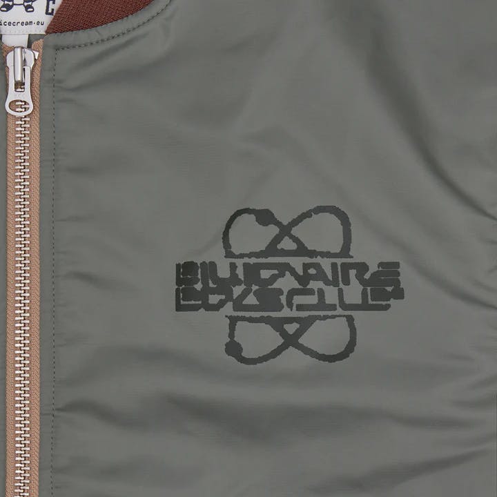 Nylon Shell Bomber Jacket Olive - Bild 3