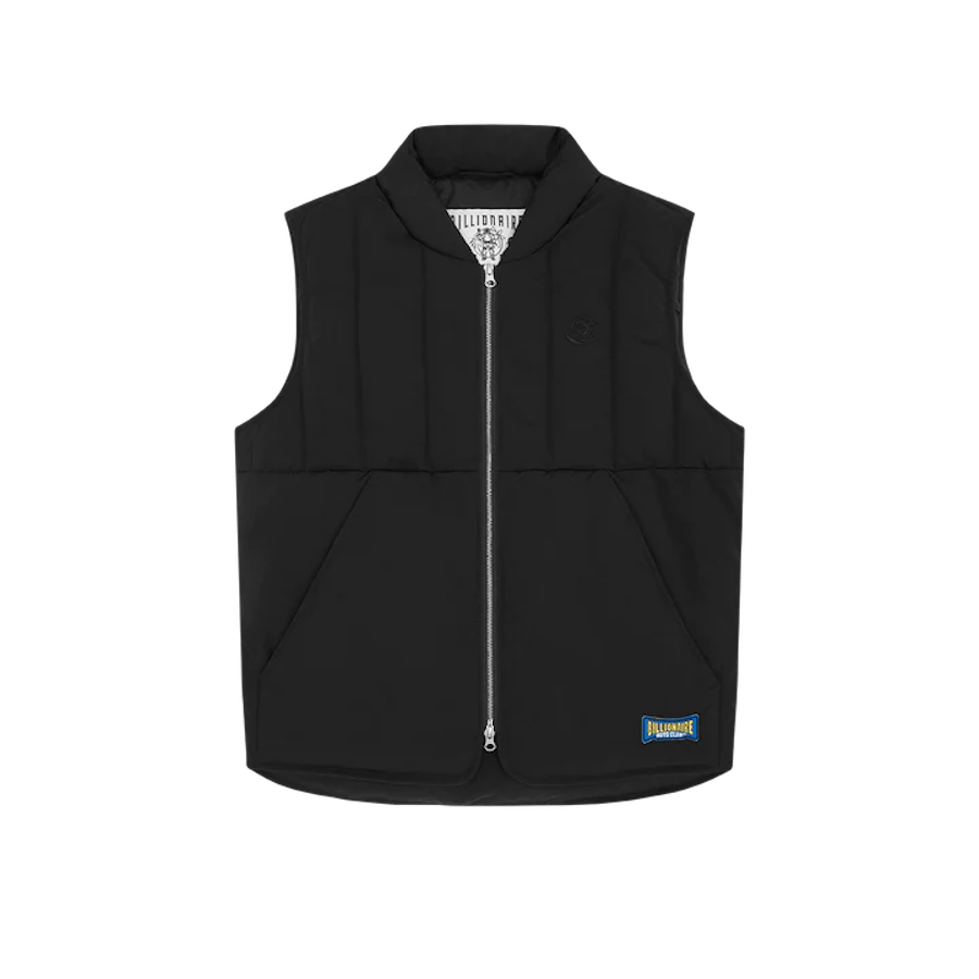 Quilted Down Gilet Black